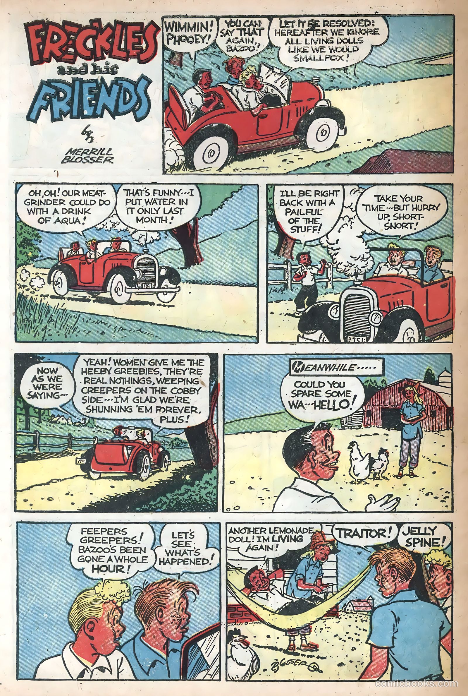 Freckles and His Friends #3 (1956) — page 32 of 36