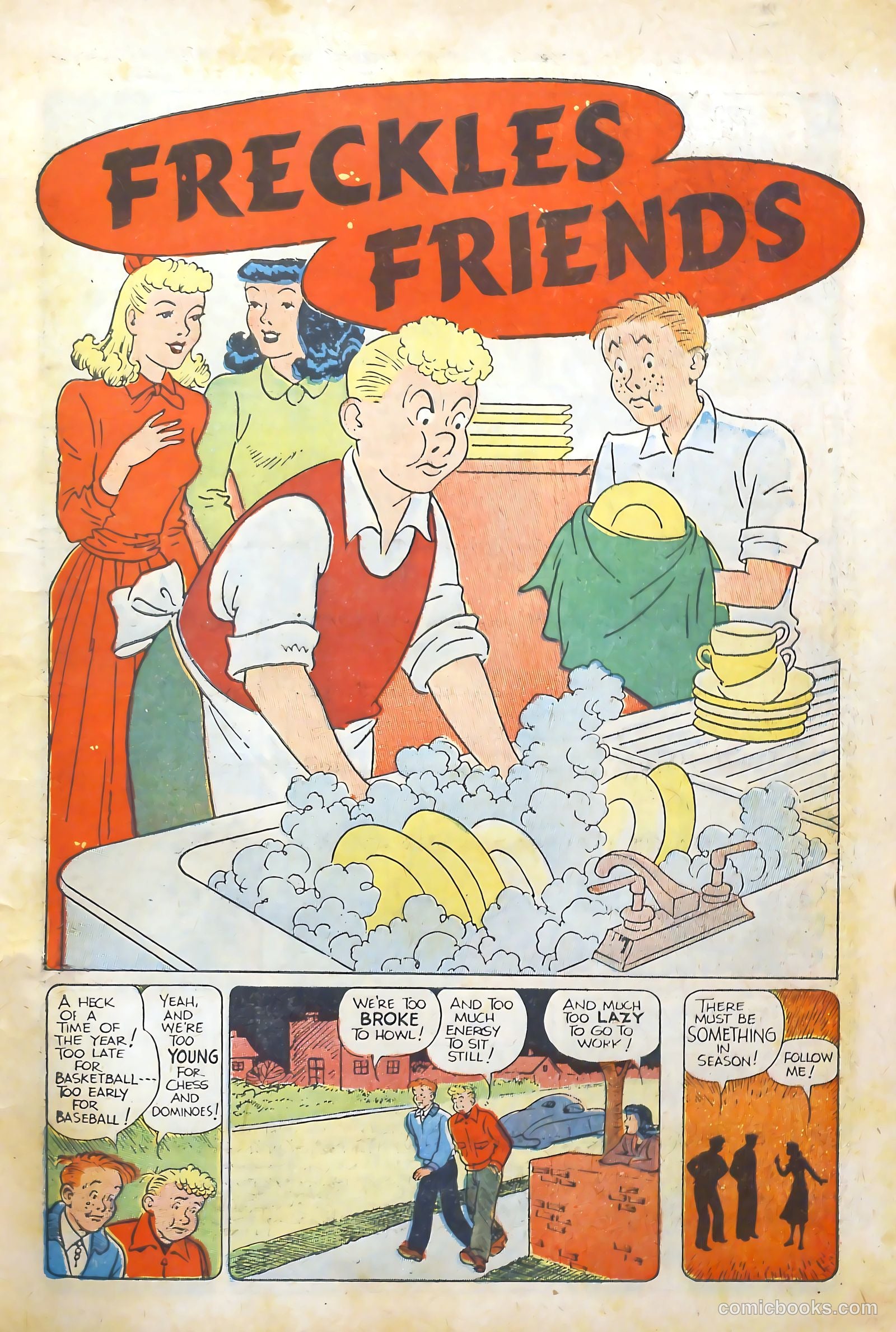 Freckles and His Friends #4 (1956) — page 3 of 36