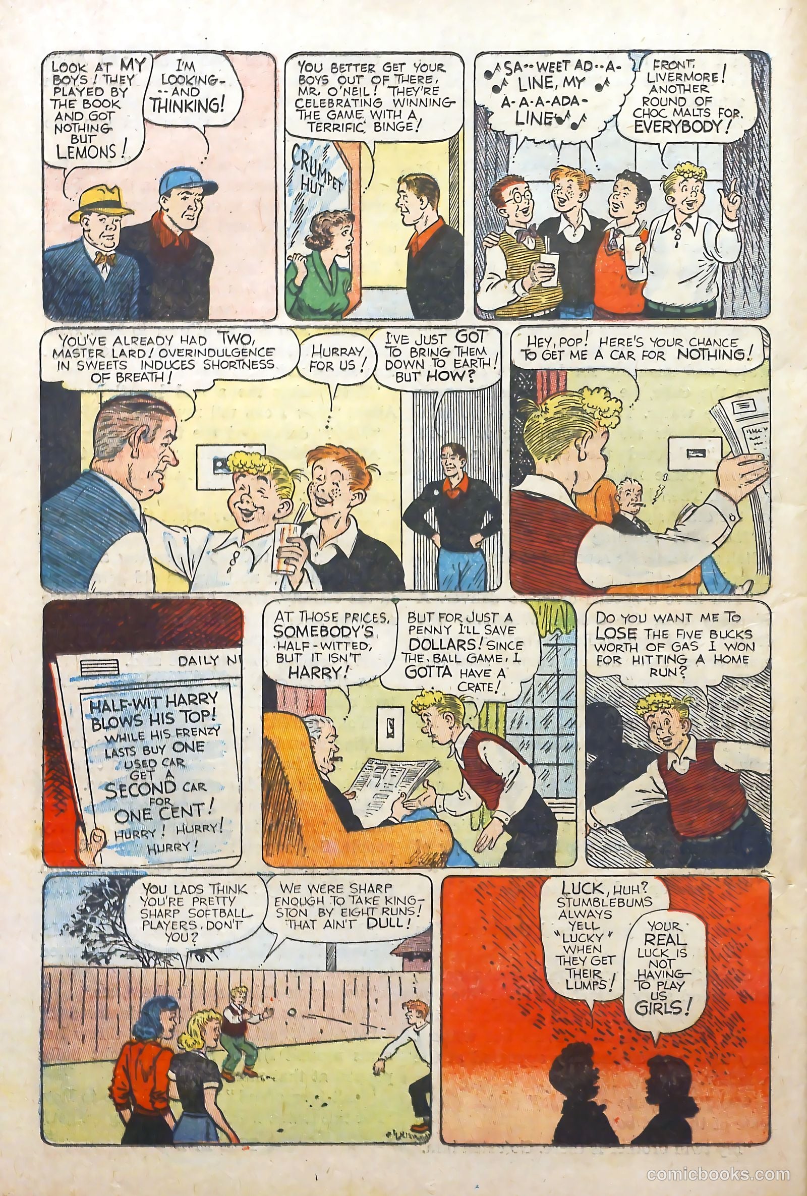 Freckles and His Friends #4 (1956) — page 22 of 36