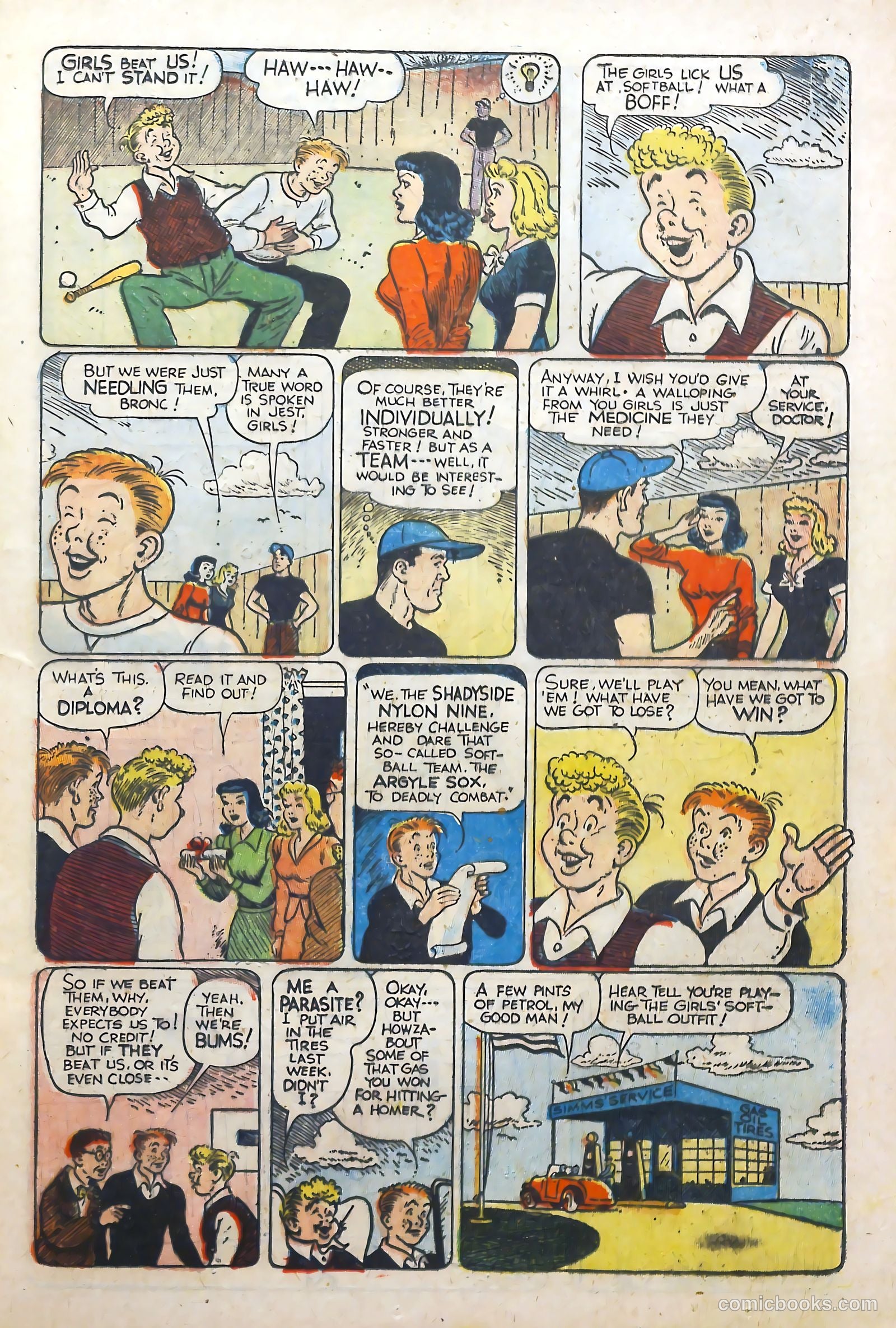 Freckles and His Friends #4 (1956) — page 23 of 36