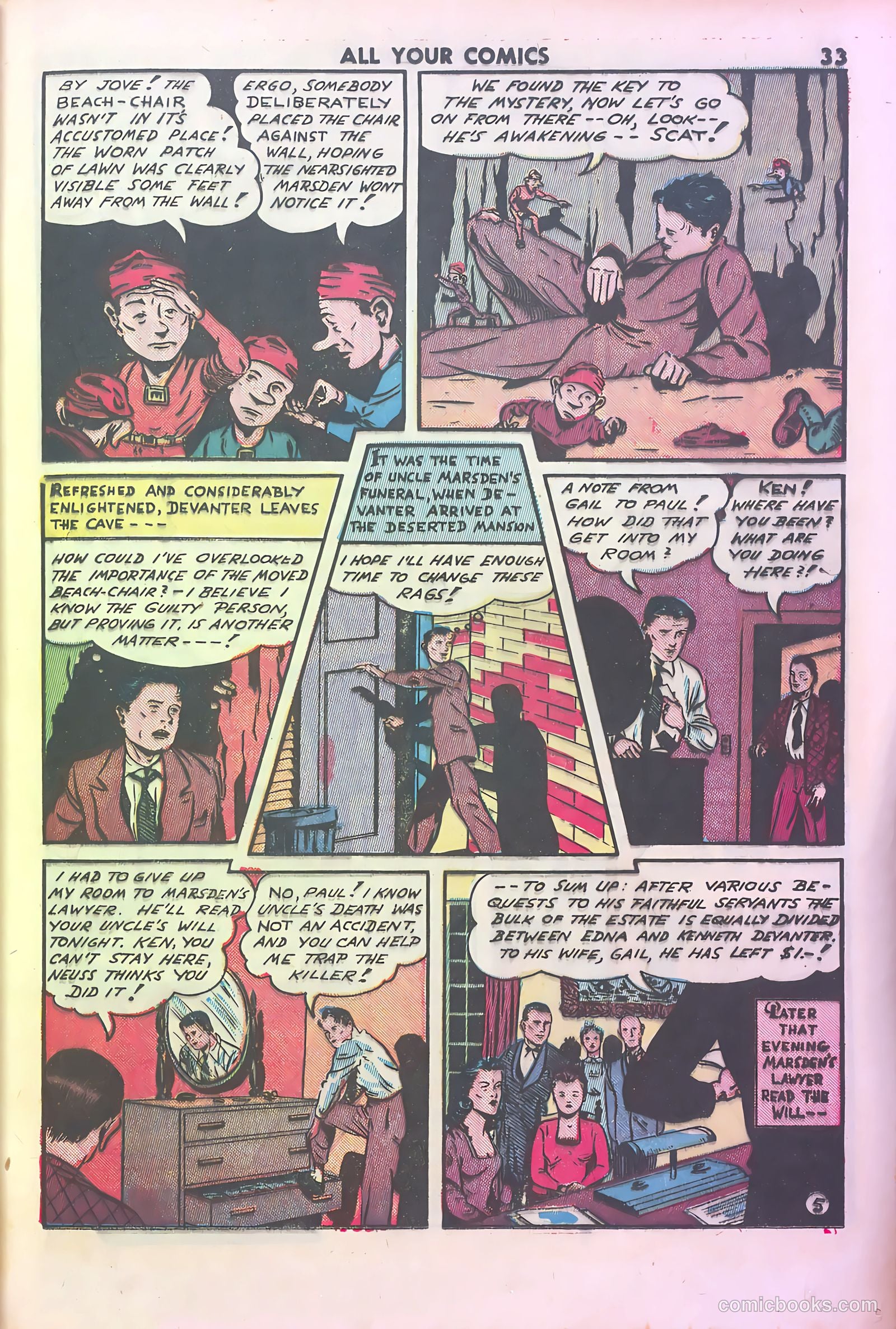 All Your Comics #1 (1946) — page 35 of 131