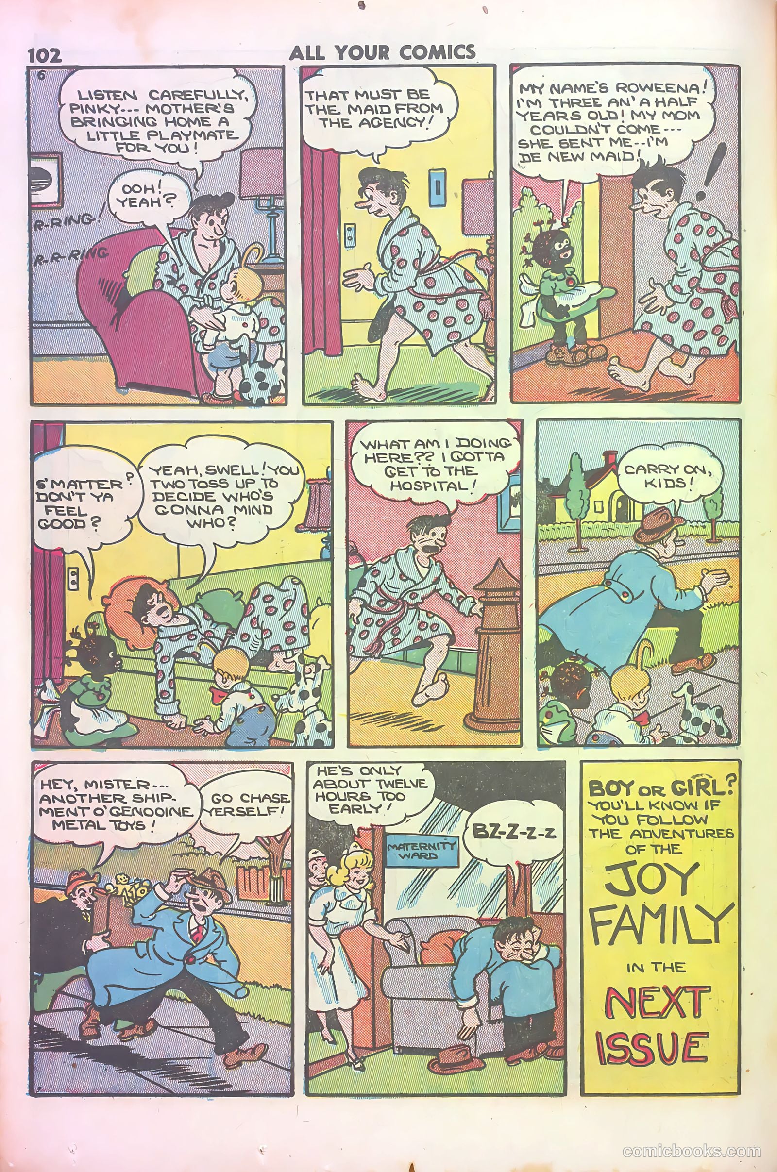 All Your Comics #1 (1946) — page 104 of 131