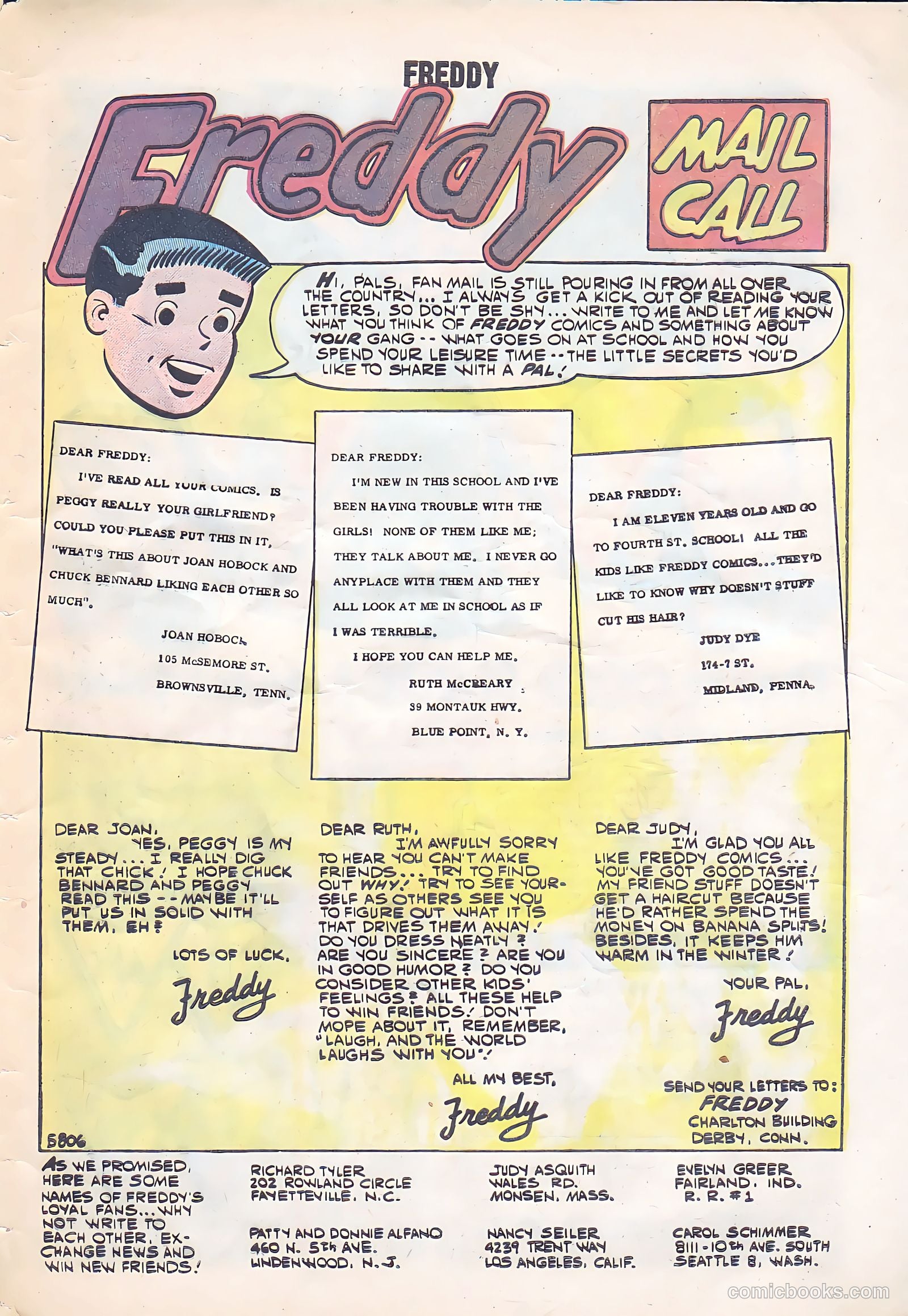 Freddy #19 (1959) — page 33 of 36