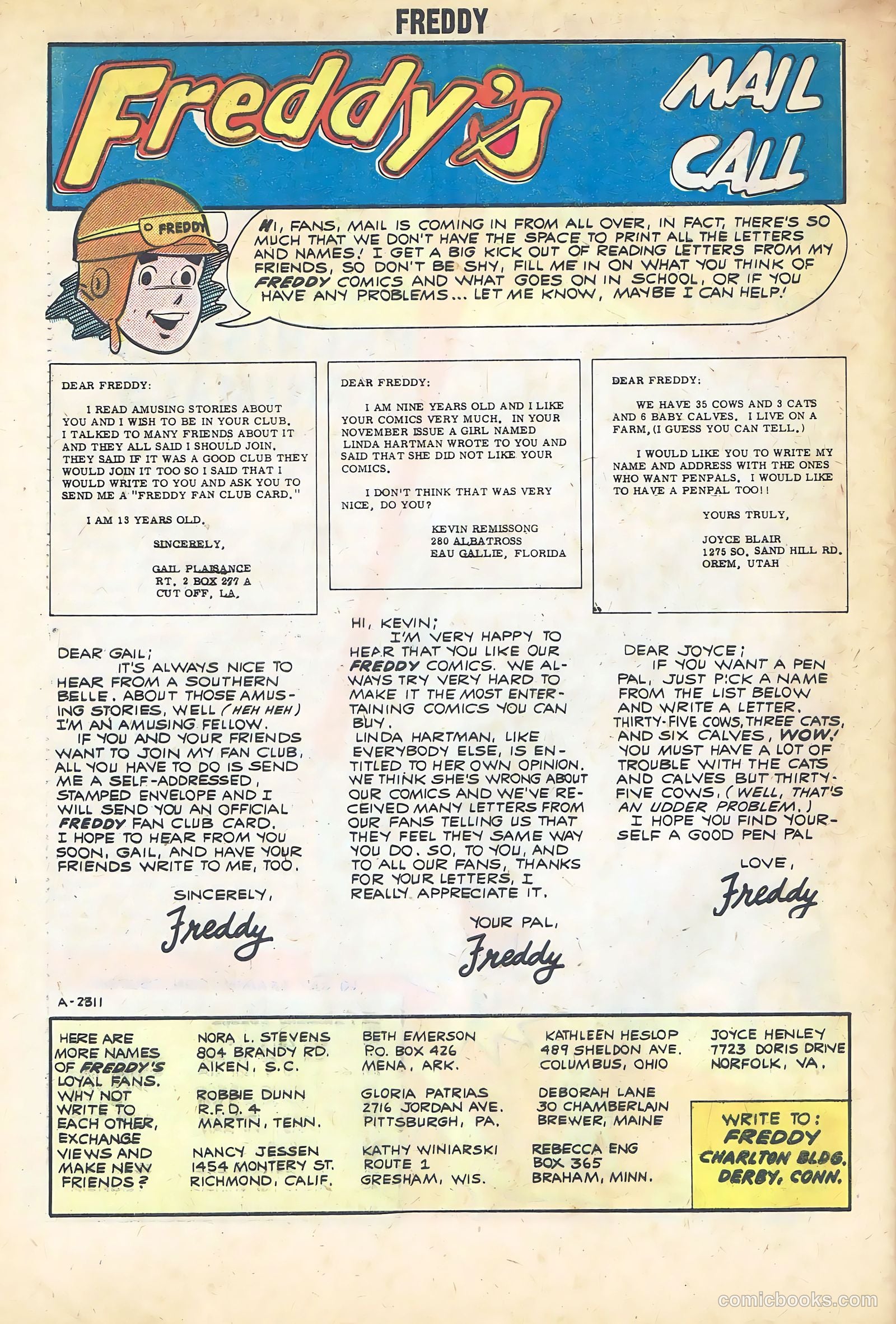 Freddy #37 (1962) — page 32 of 36