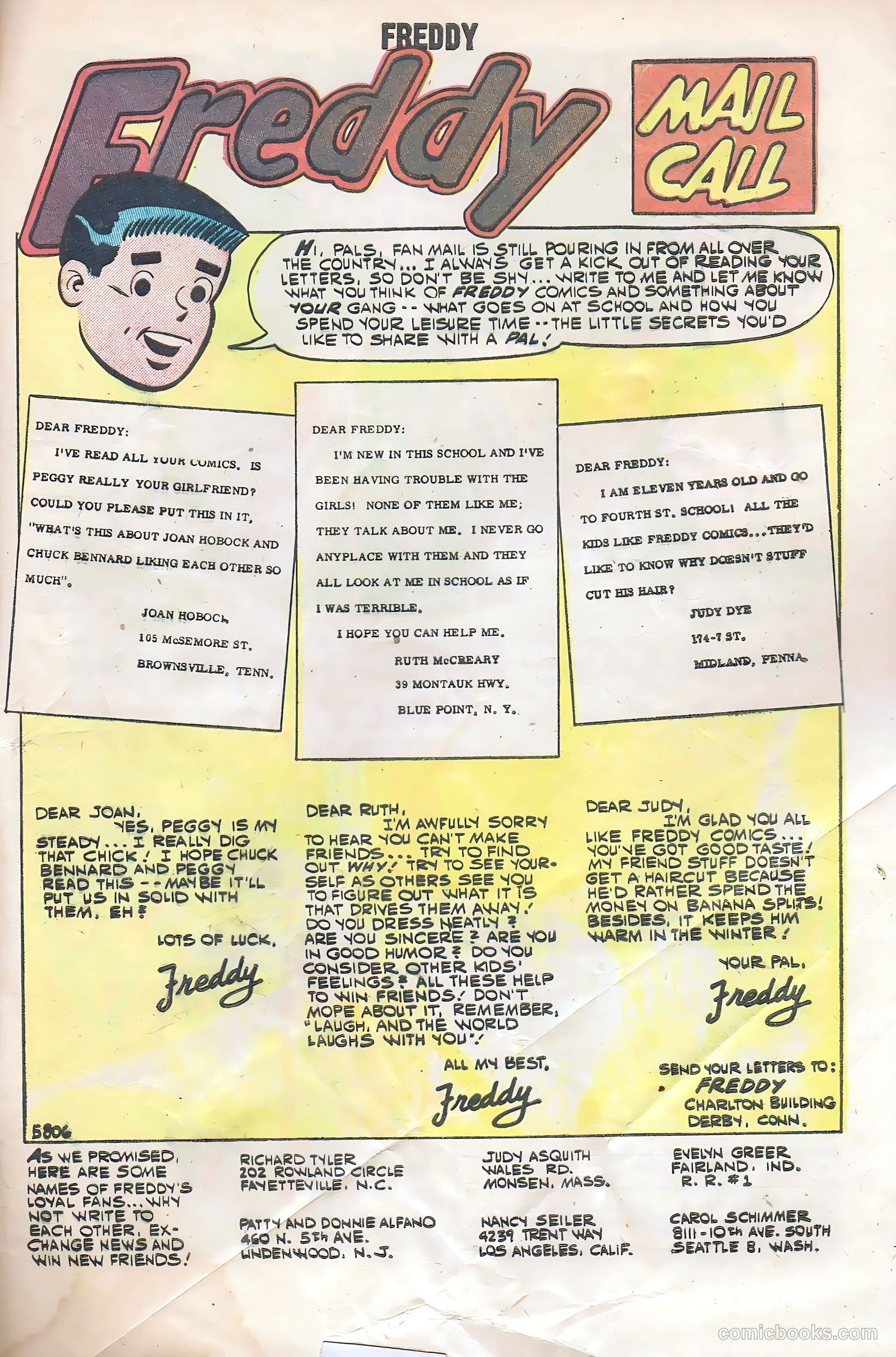 Freddy #4 (1959) — page 33 of 36
