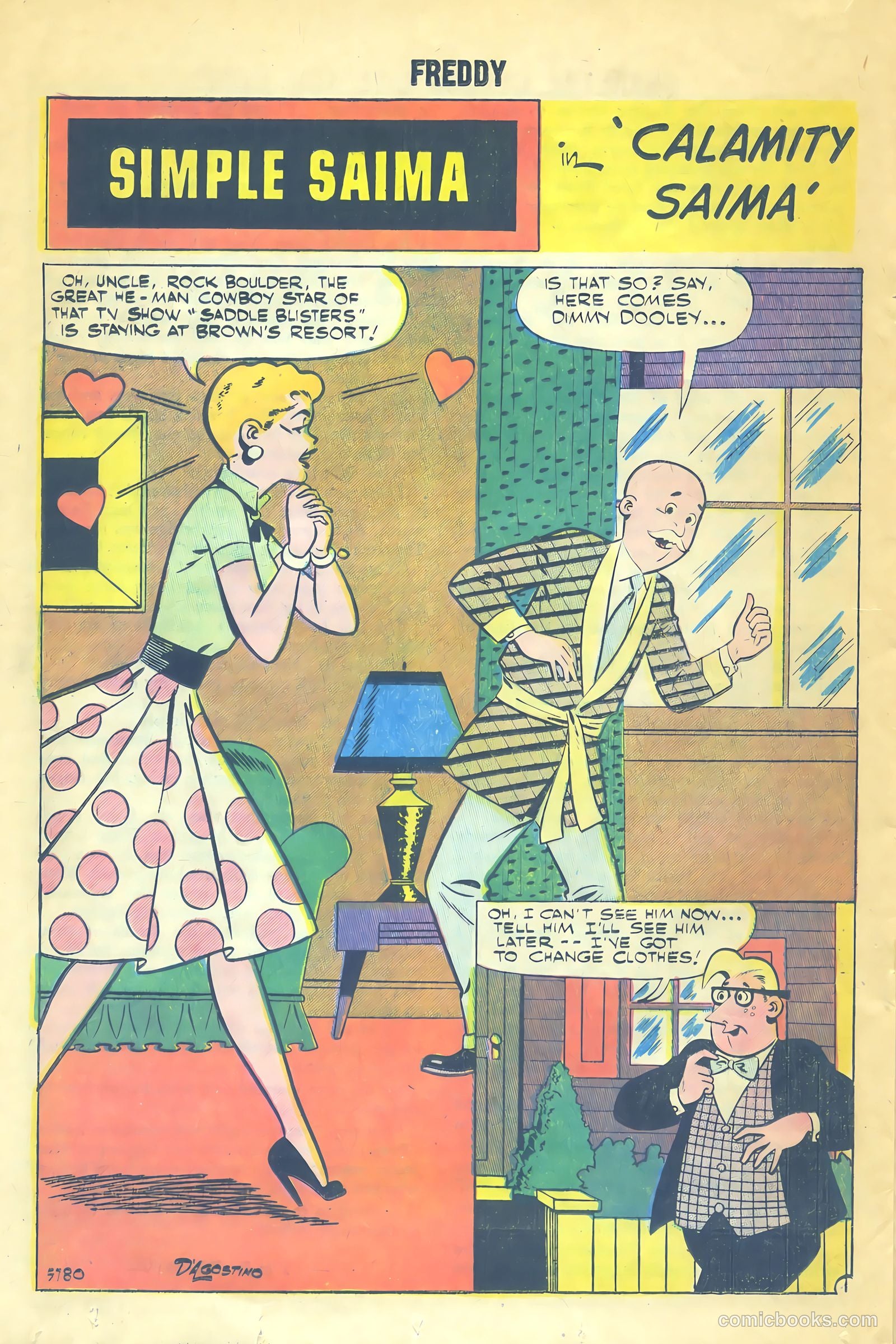 Freddy #5 (1958) — page 20 of 36