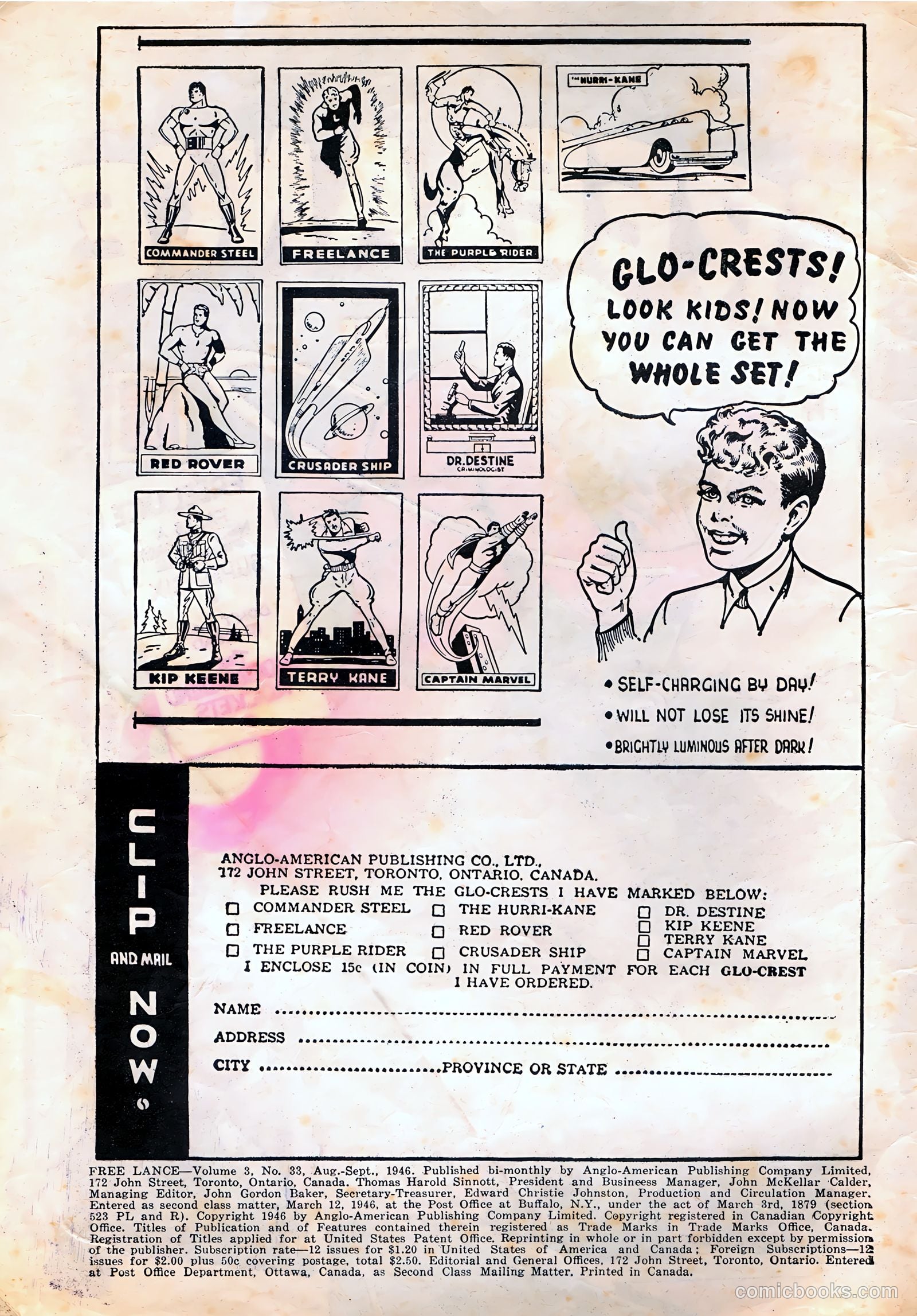 Freelance Comics #33 (1946) — page 2 of 52