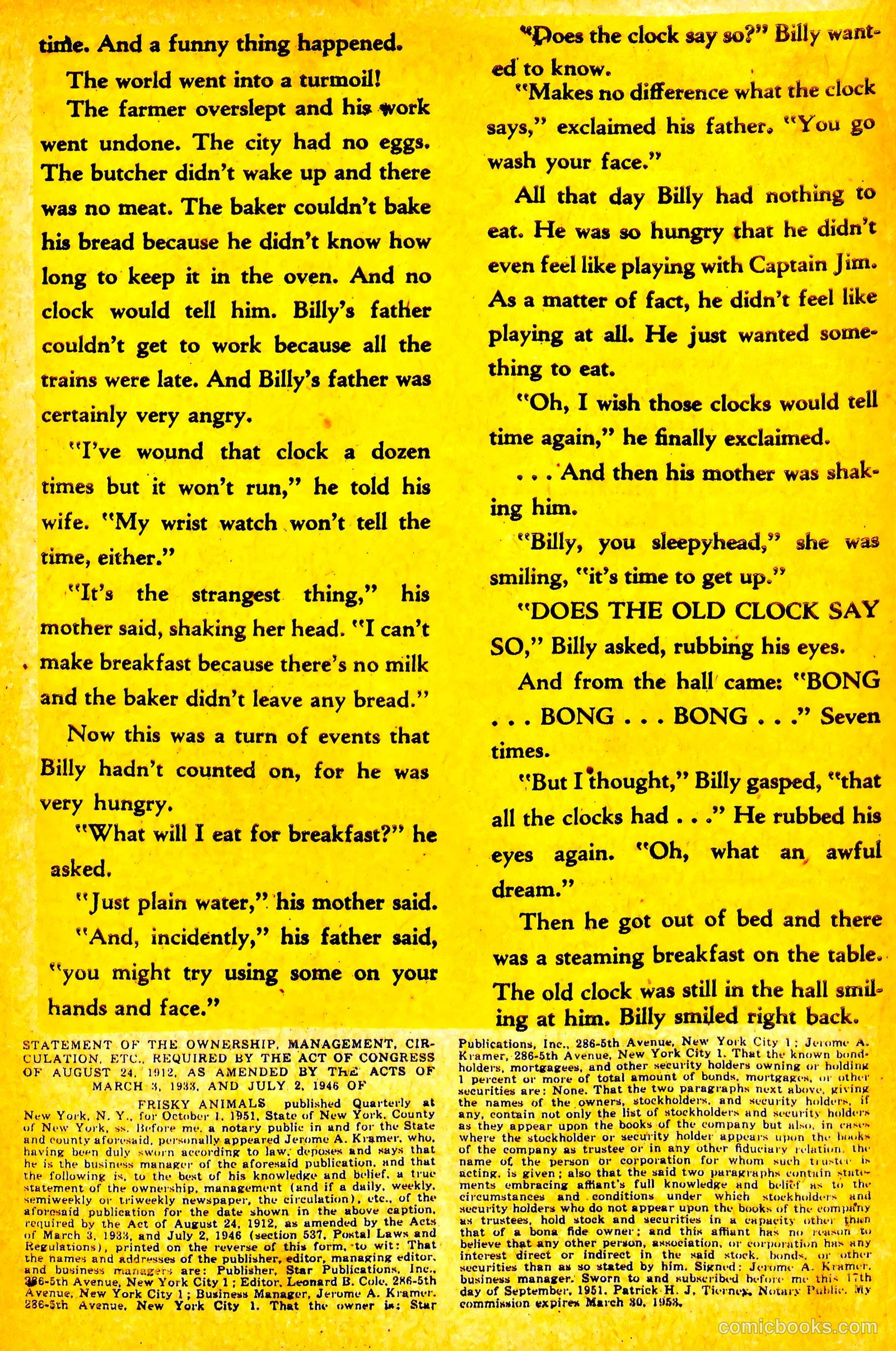 Frisky Animals #49 (1952) — page 18 of 36