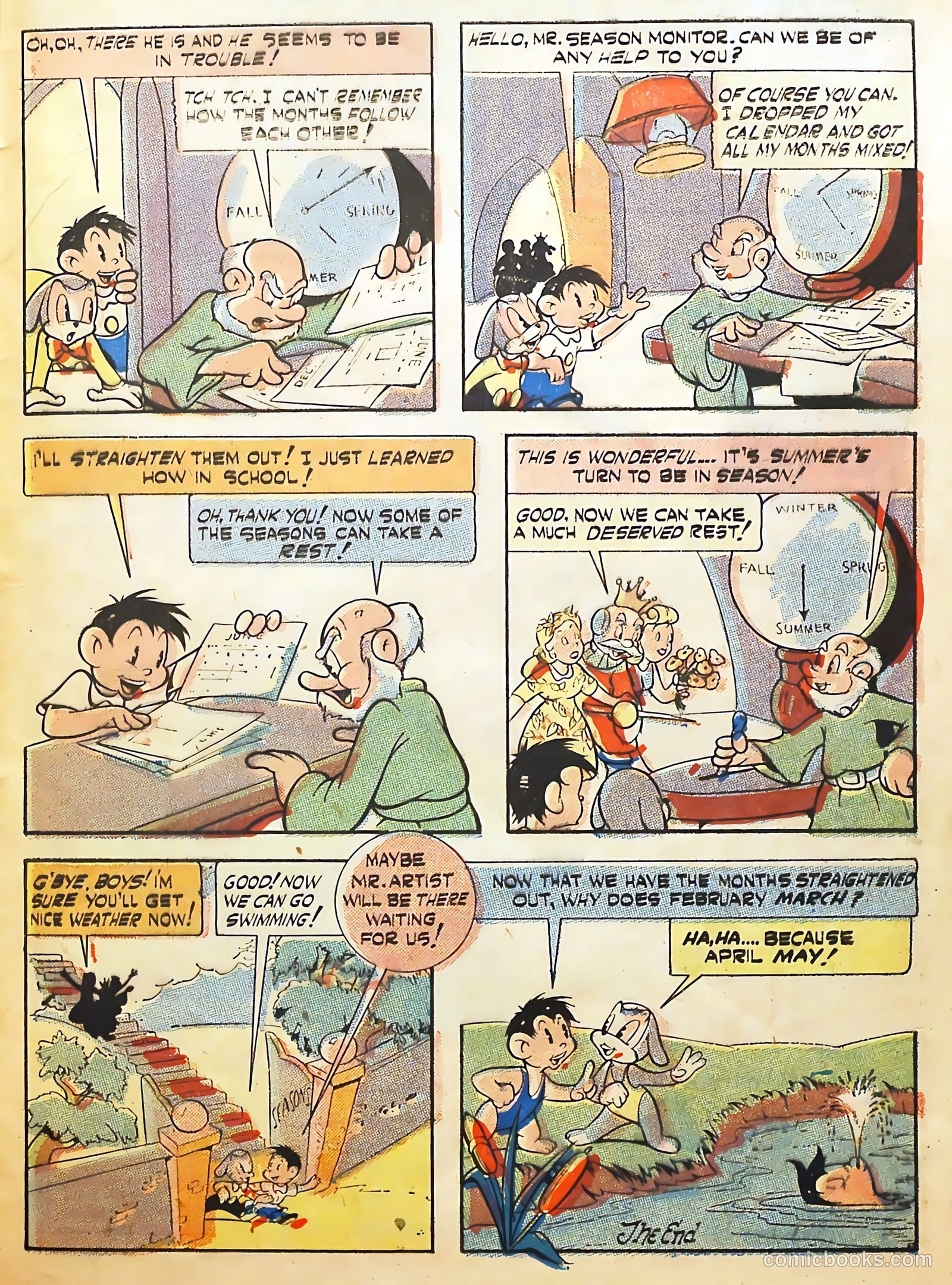 Frisky Animals #52 (1952) — page 33 of 36