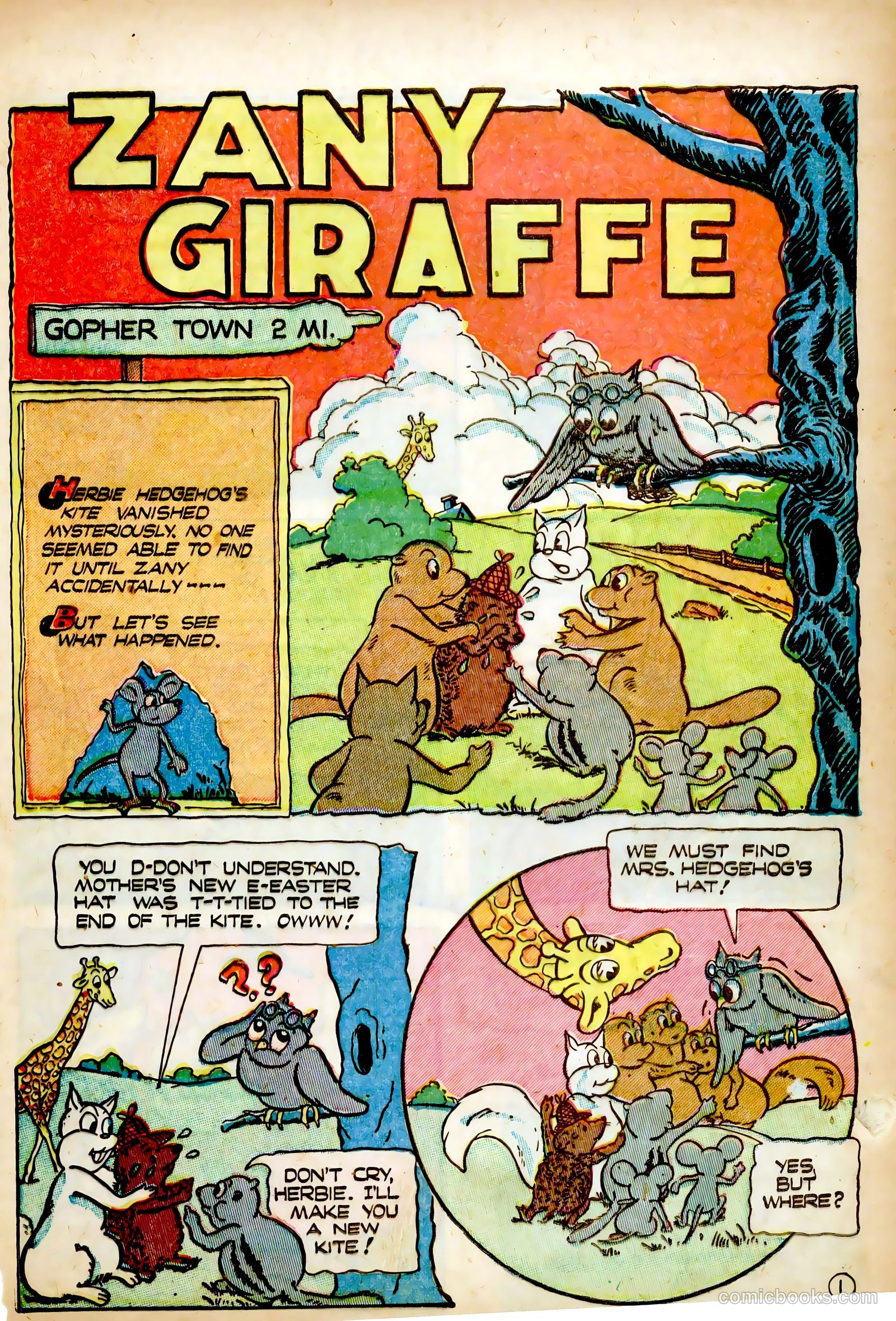 Frisky Animals #55 (1953) — page 9 of 36