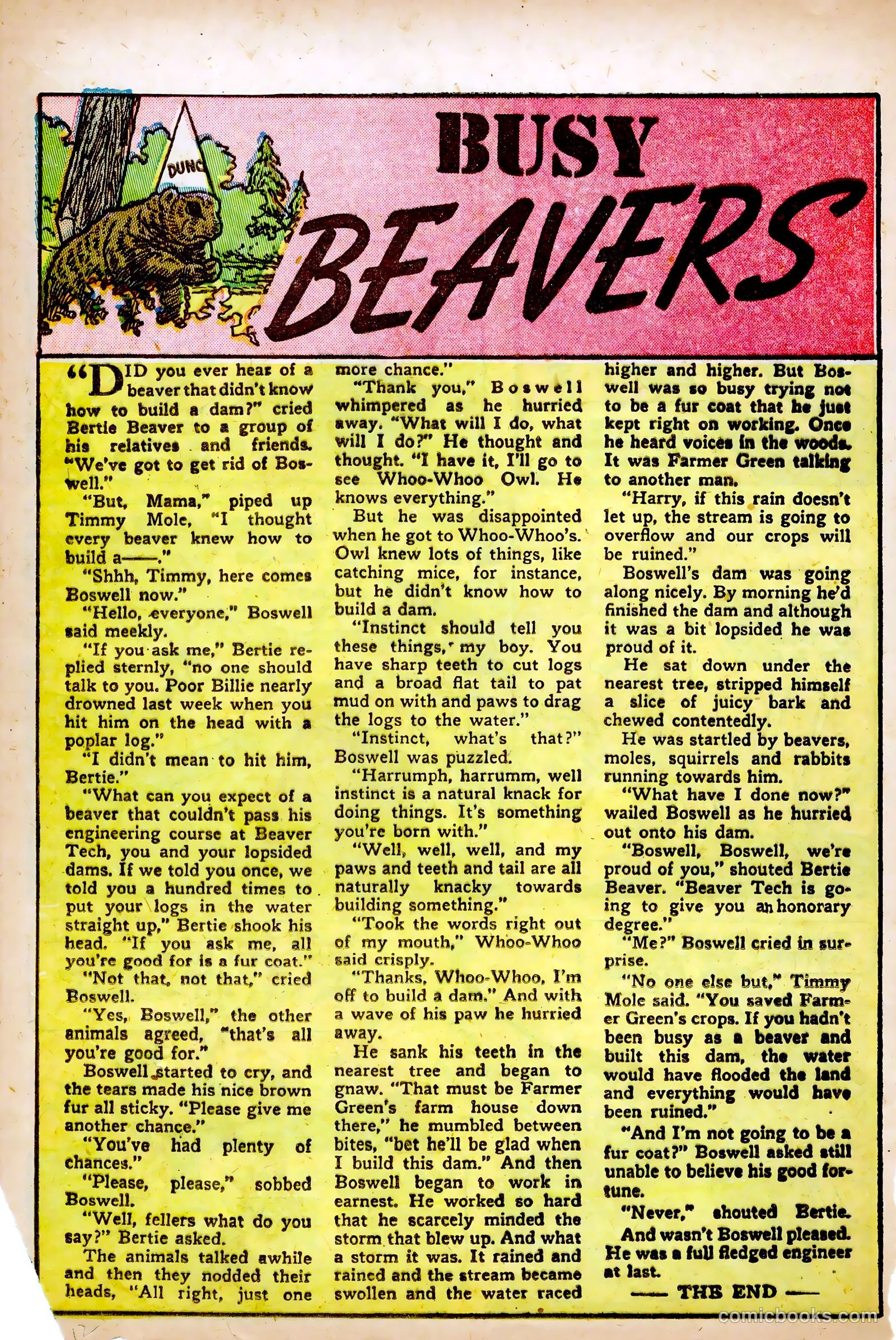 Frisky Animals #55 (1953) — page 12 of 36
