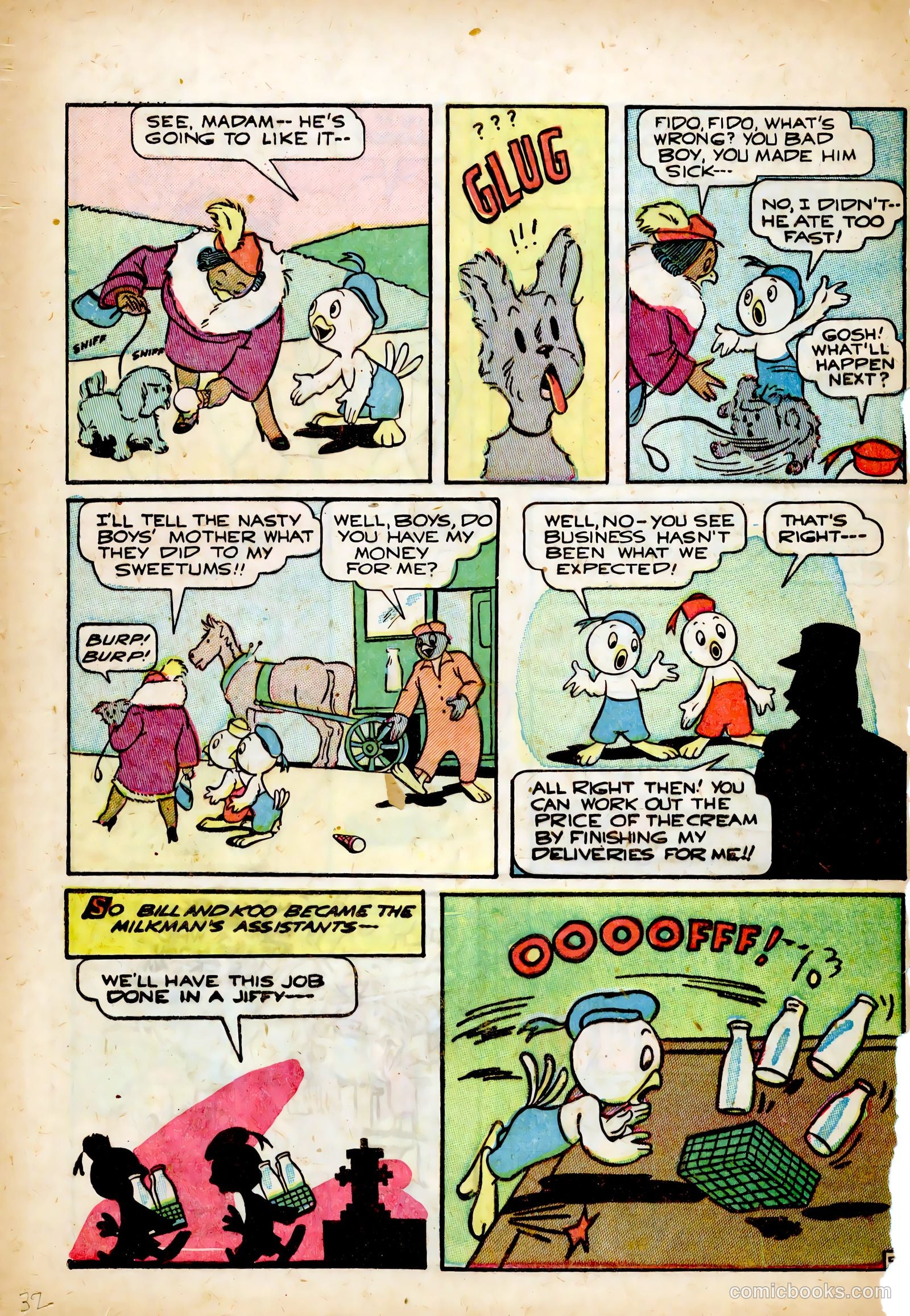 Frisky Animals #55 (1953) — page 32 of 36
