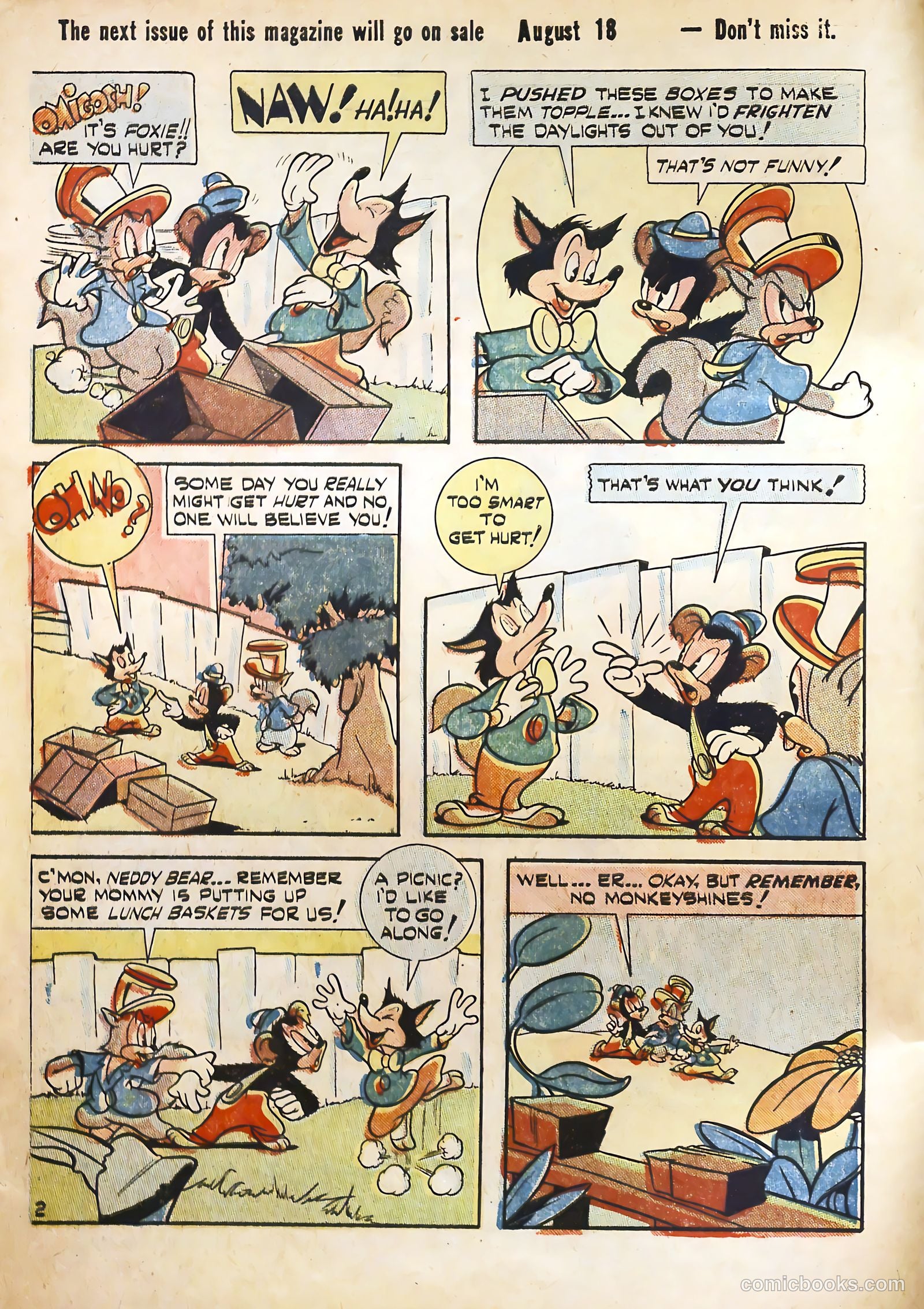 Frisky Animals on Parade #1 (1957) — page 4 of 36