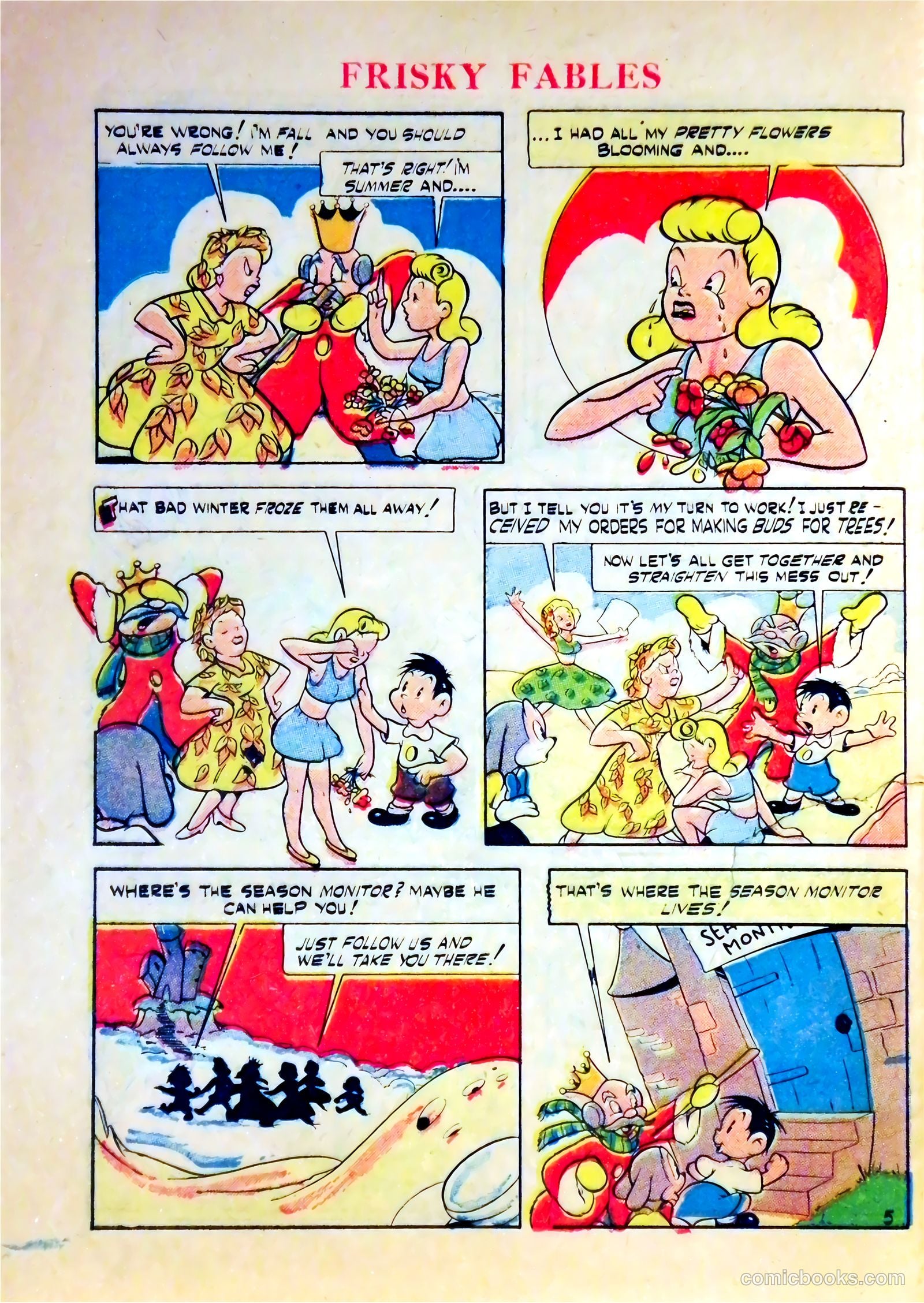 Frisky Fables #42 (1950) — page 32 of 36