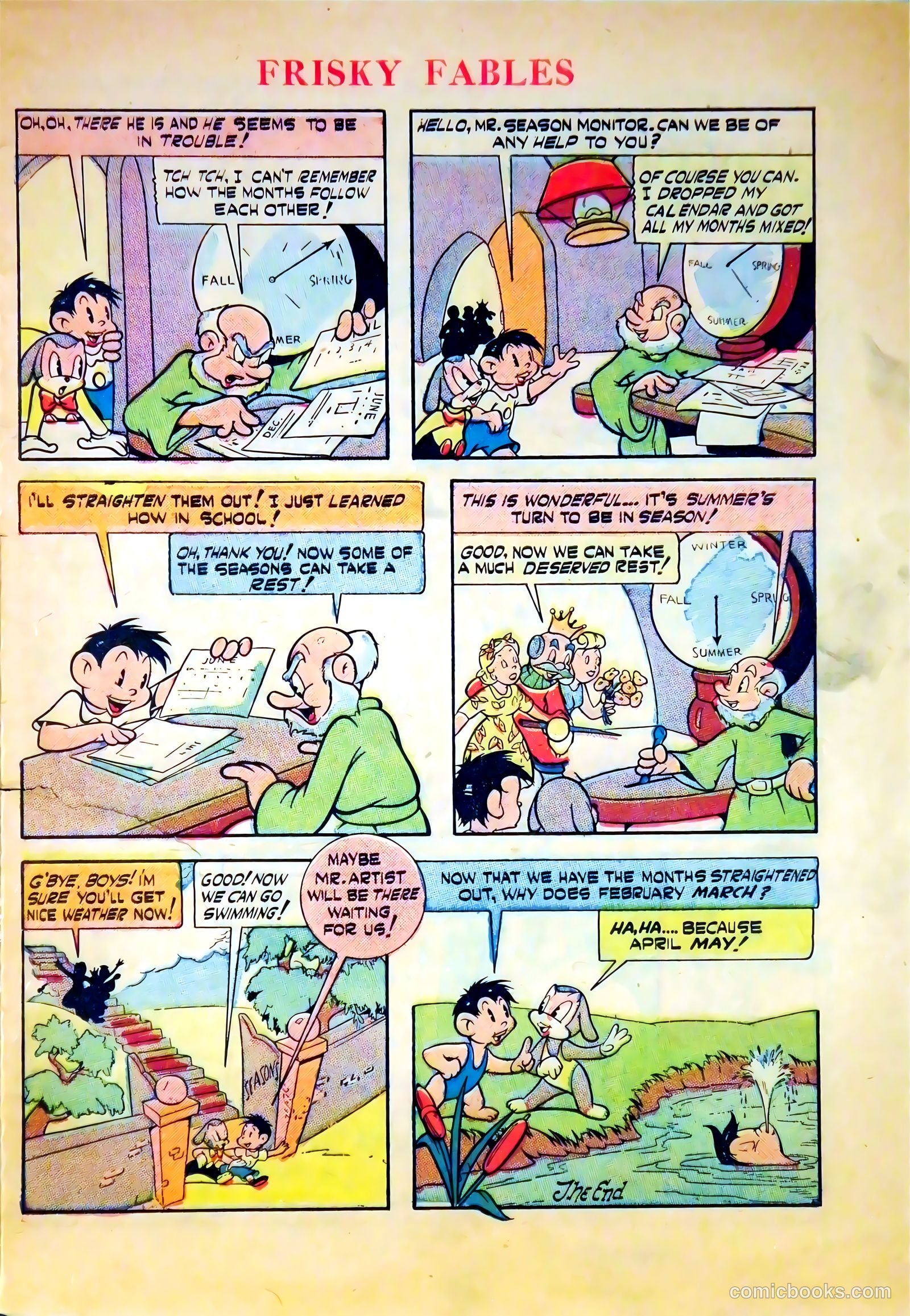 Frisky Fables #42 (1950) — page 33 of 36