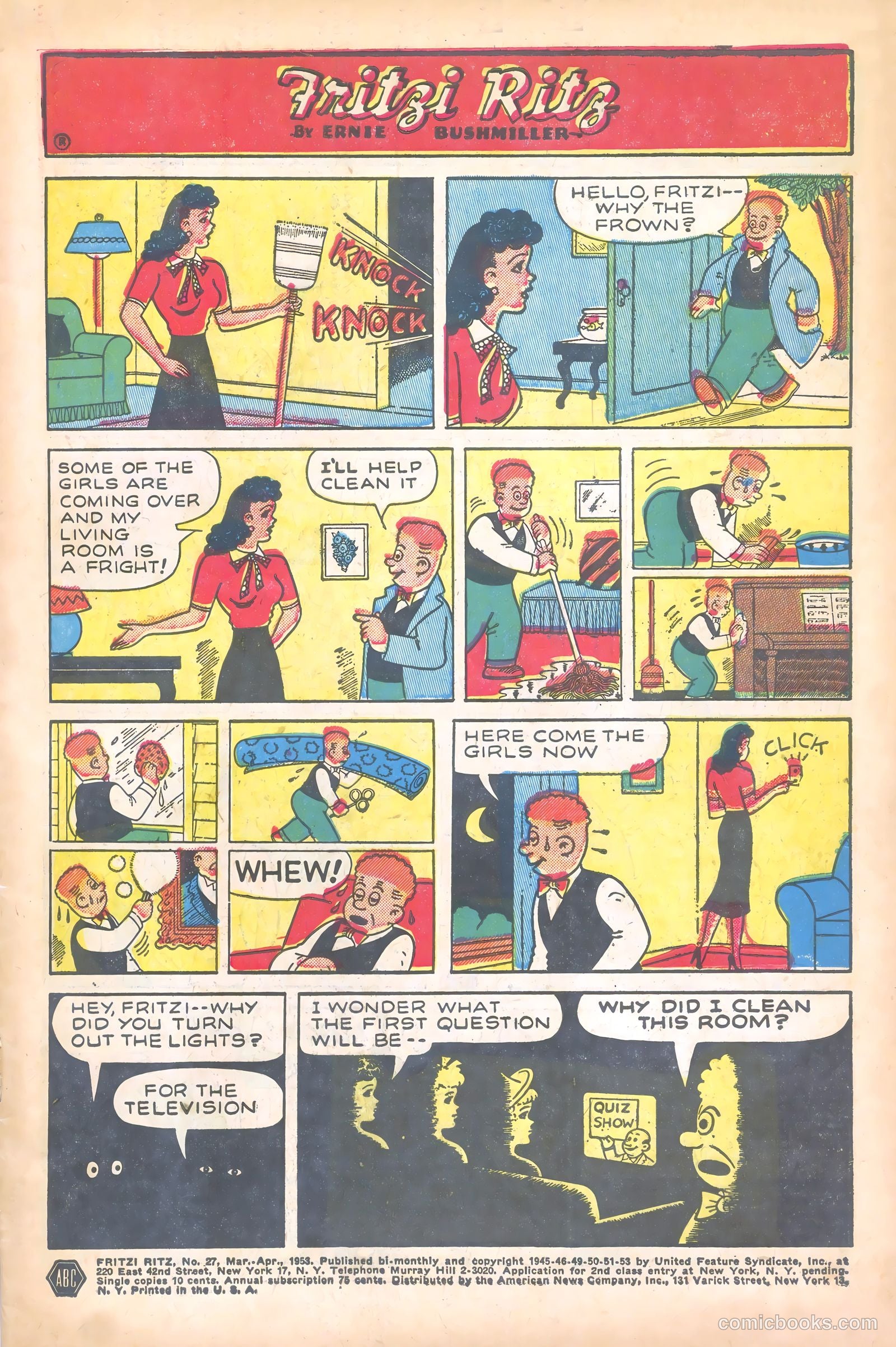 Fritzi Ritz #27 (1953) — page 3 of 33