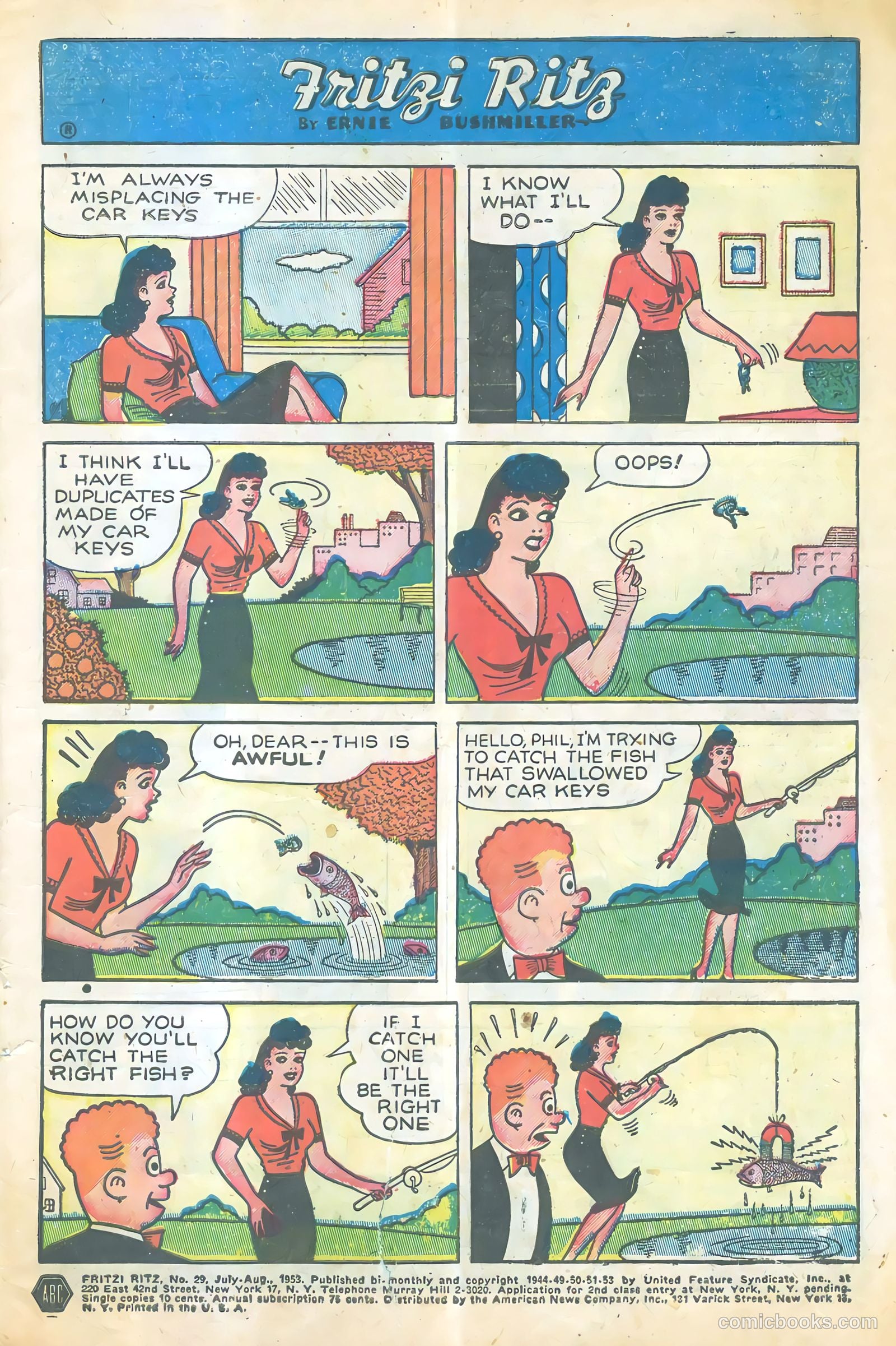 Fritzi Ritz #29 (1953) — page 2 of 32