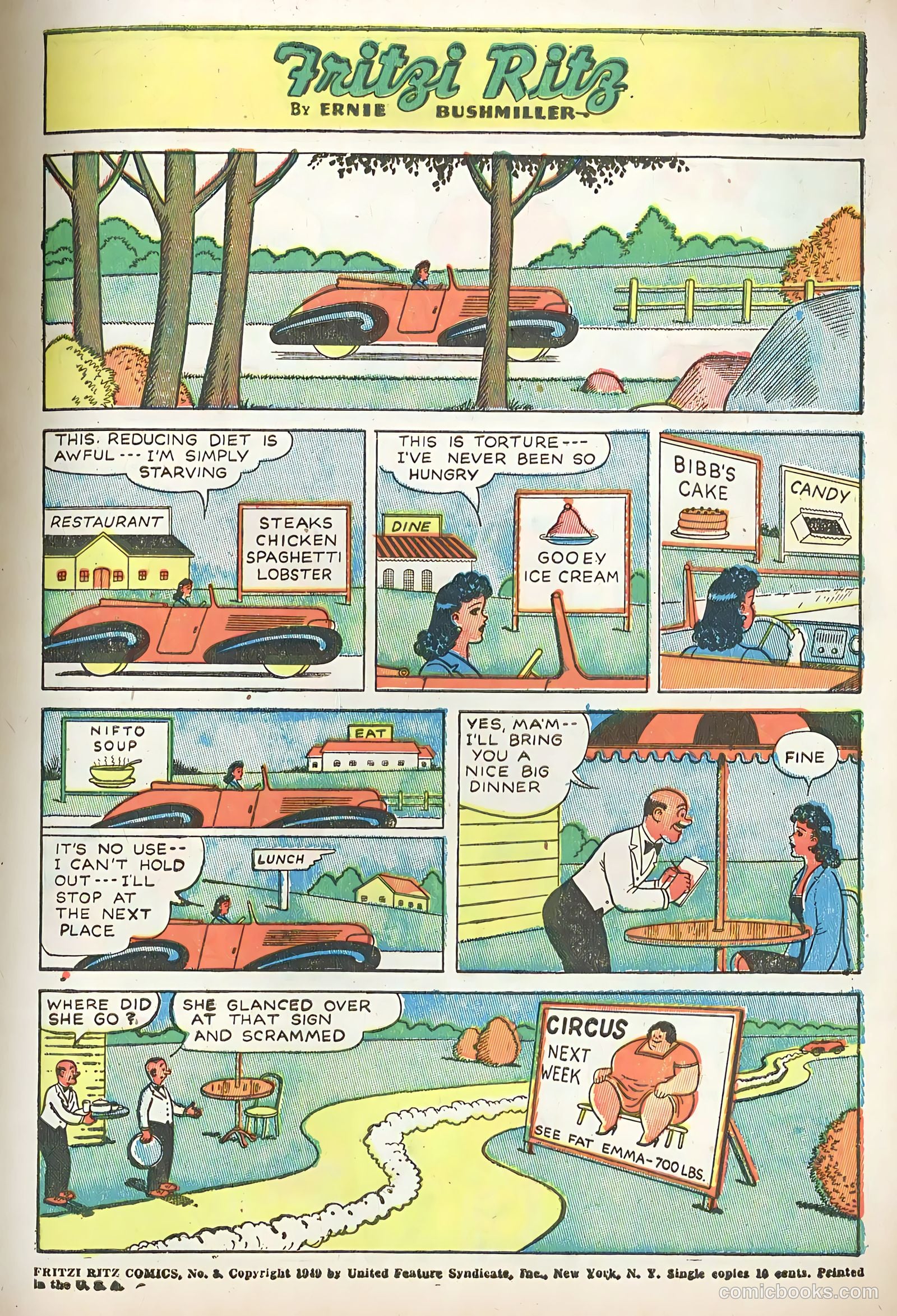 Fritzi Ritz #3 (1949) — page 3 of 36