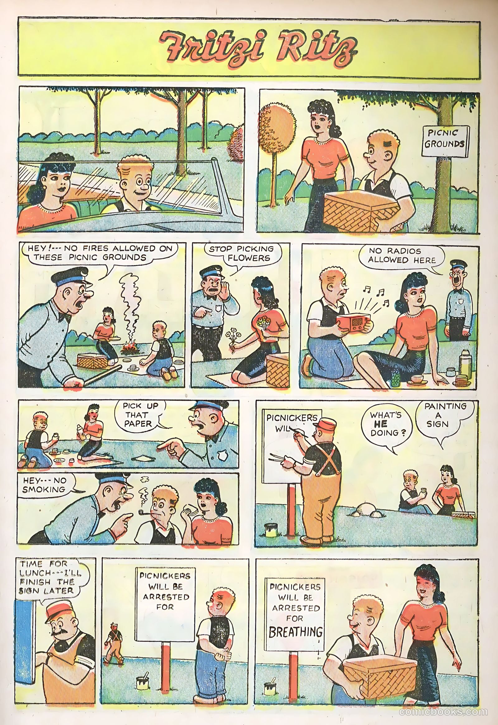 Fritzi Ritz #3 (1949) — page 15 of 36