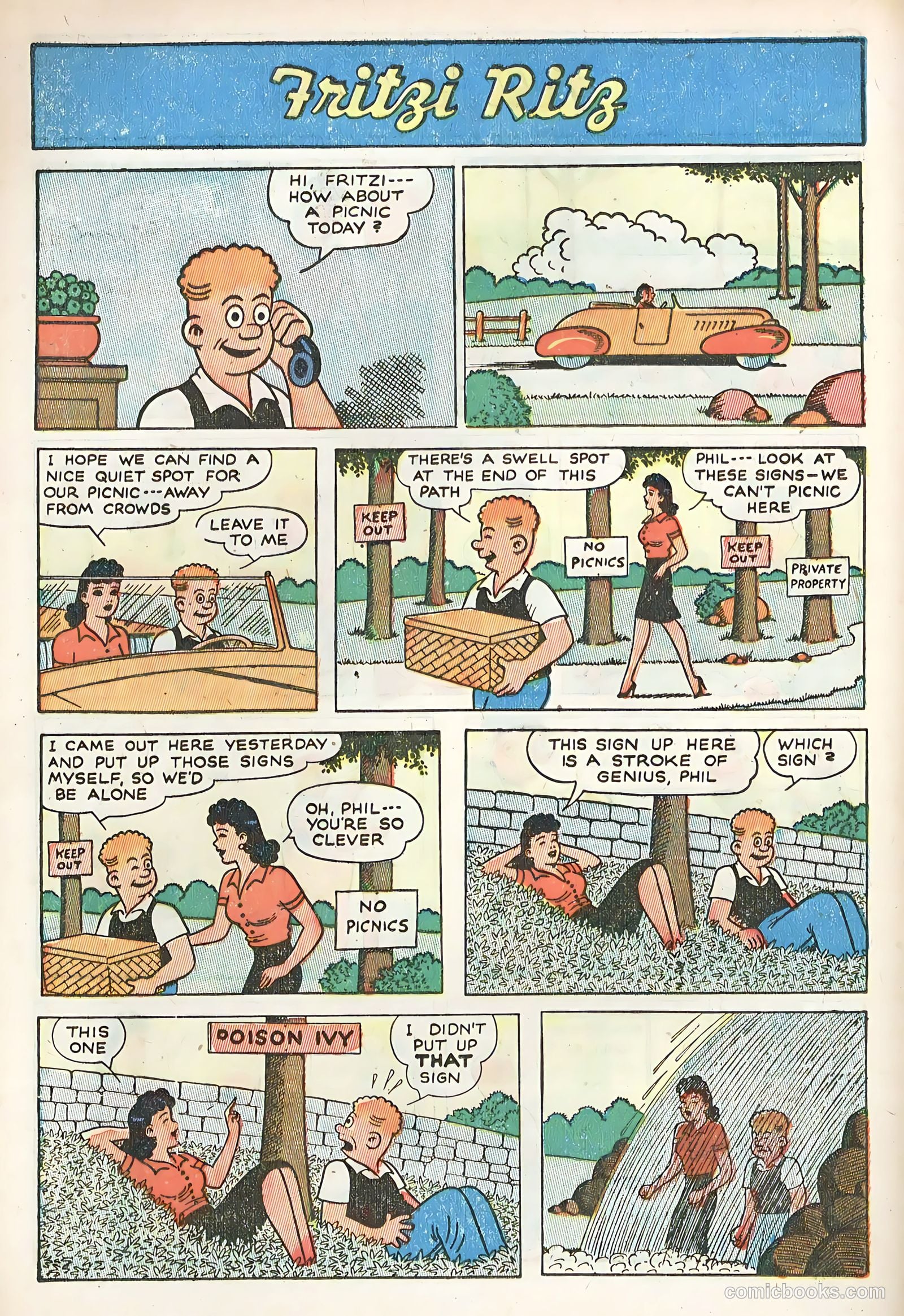 Fritzi Ritz #3 (1949) — page 16 of 36