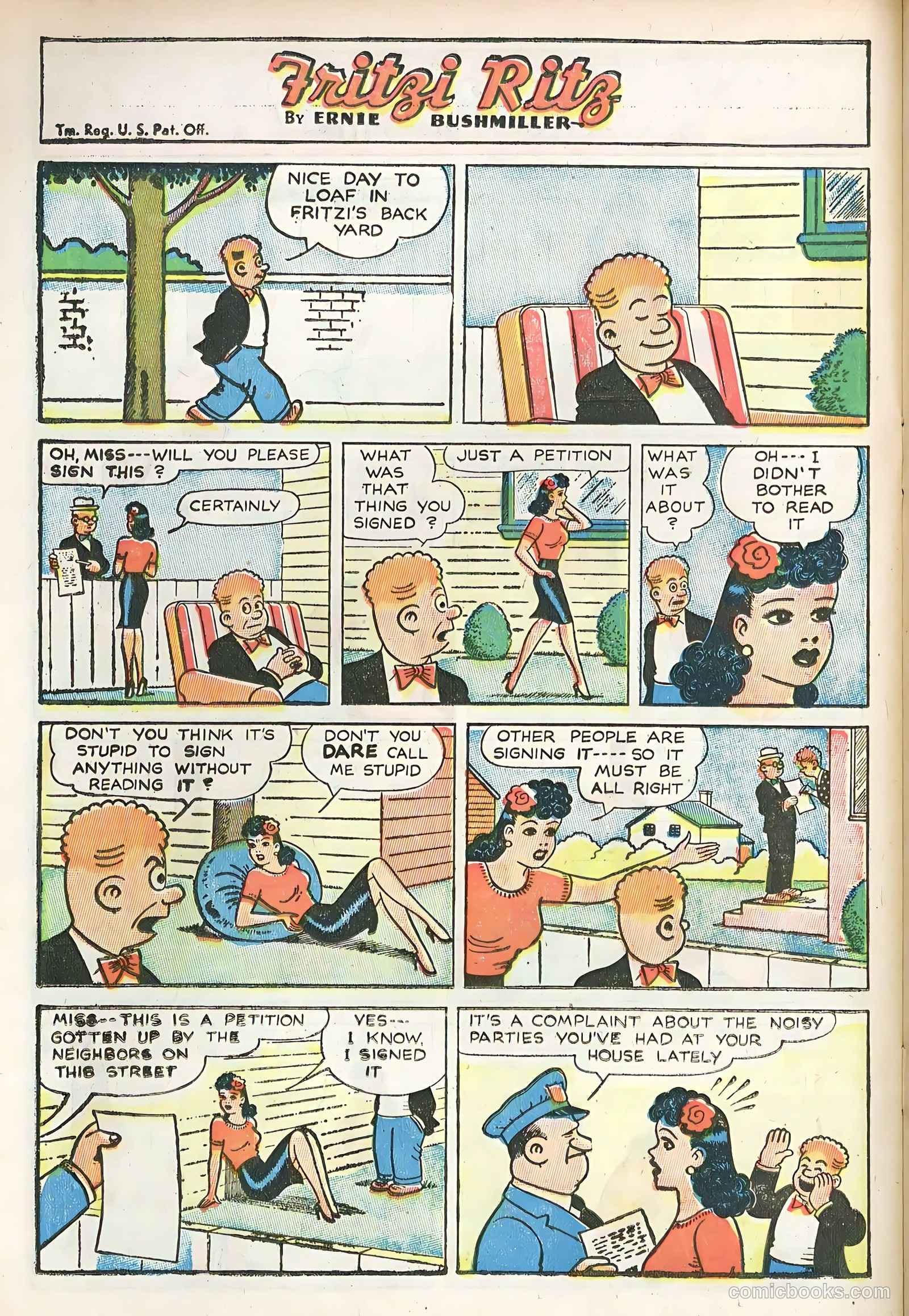 Fritzi Ritz #3 (1949) — page 22 of 36