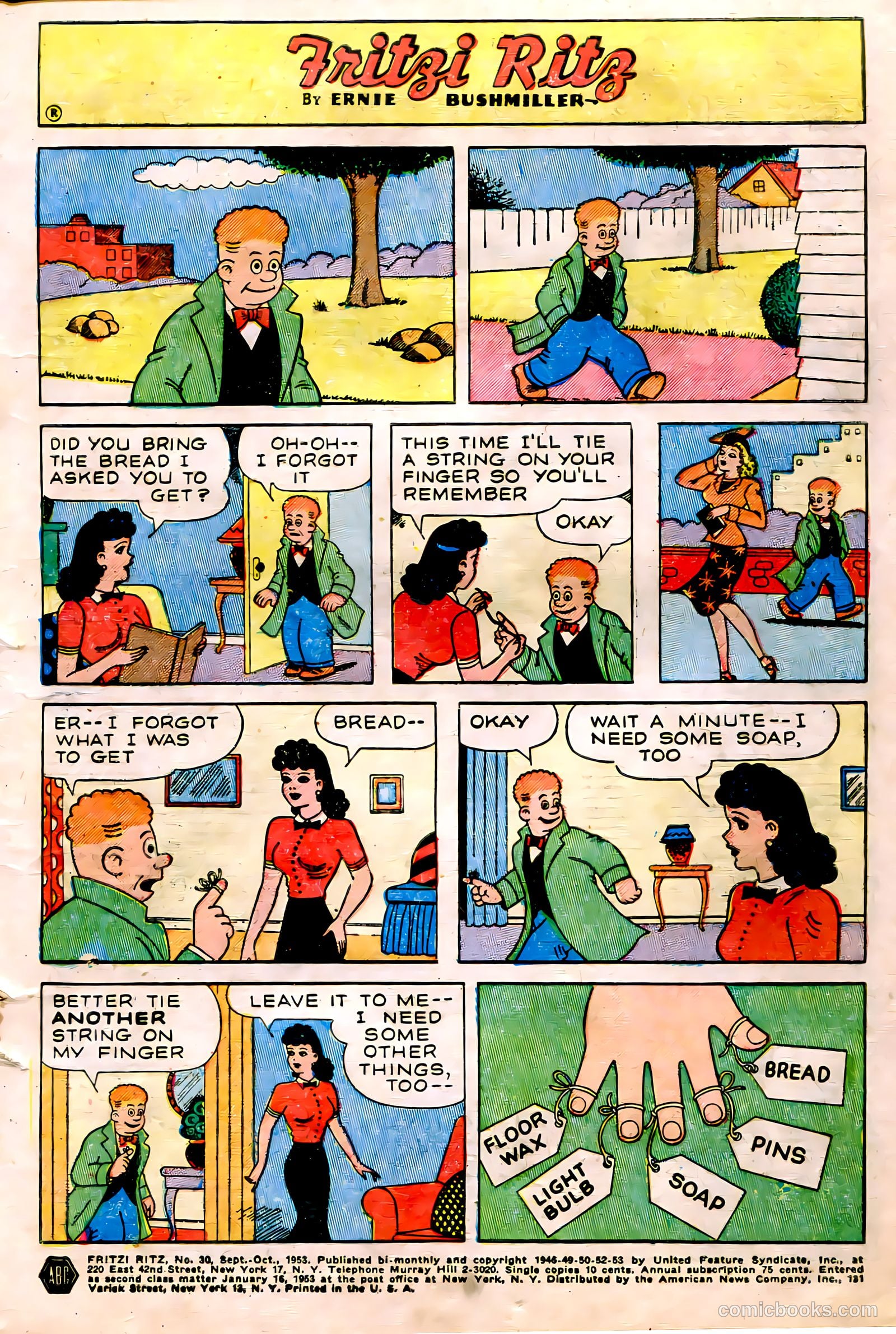 Fritzi Ritz #30 (1953) — page 3 of 33