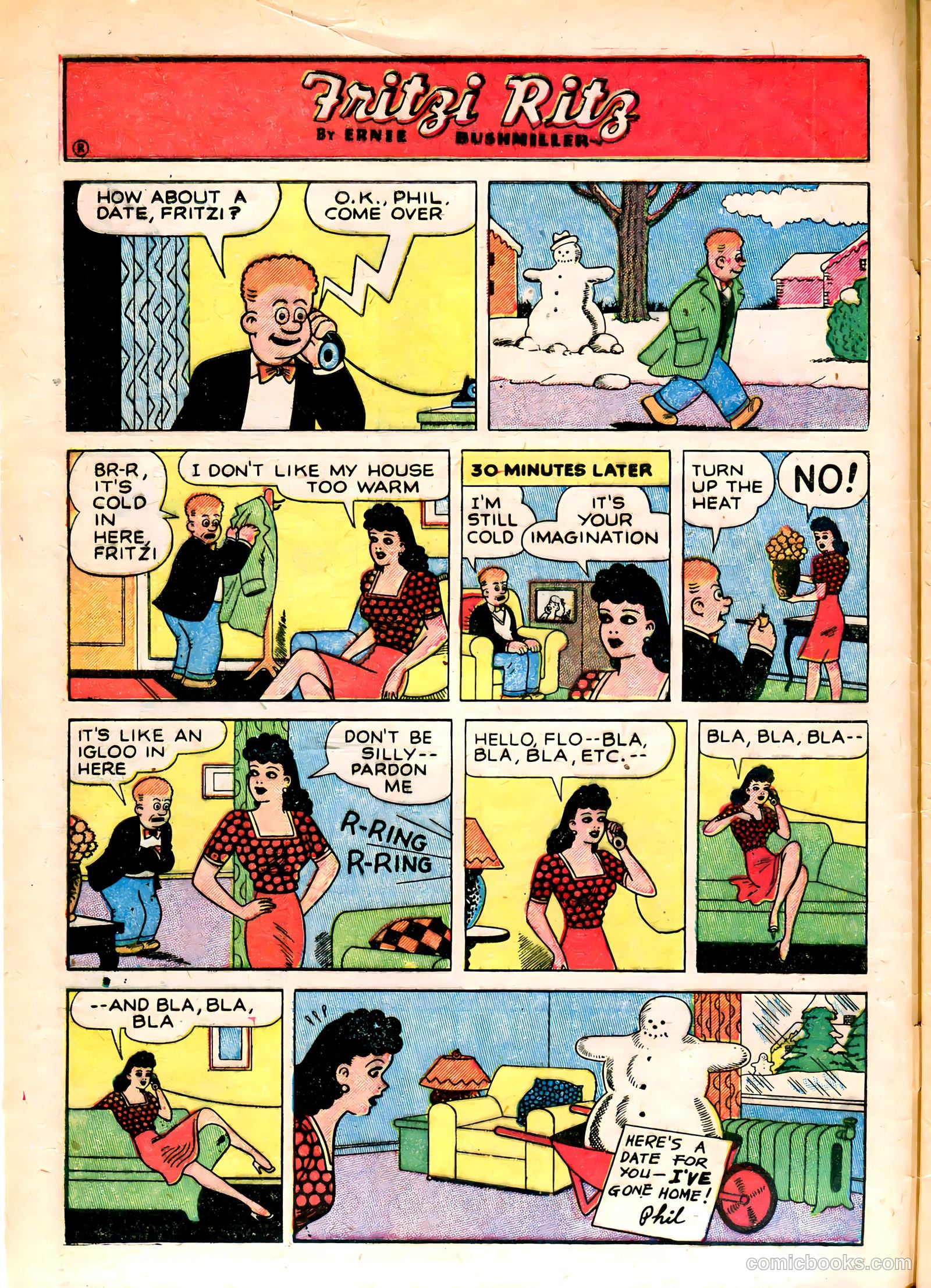 Fritzi Ritz #33 (1954) — page 4 of 28