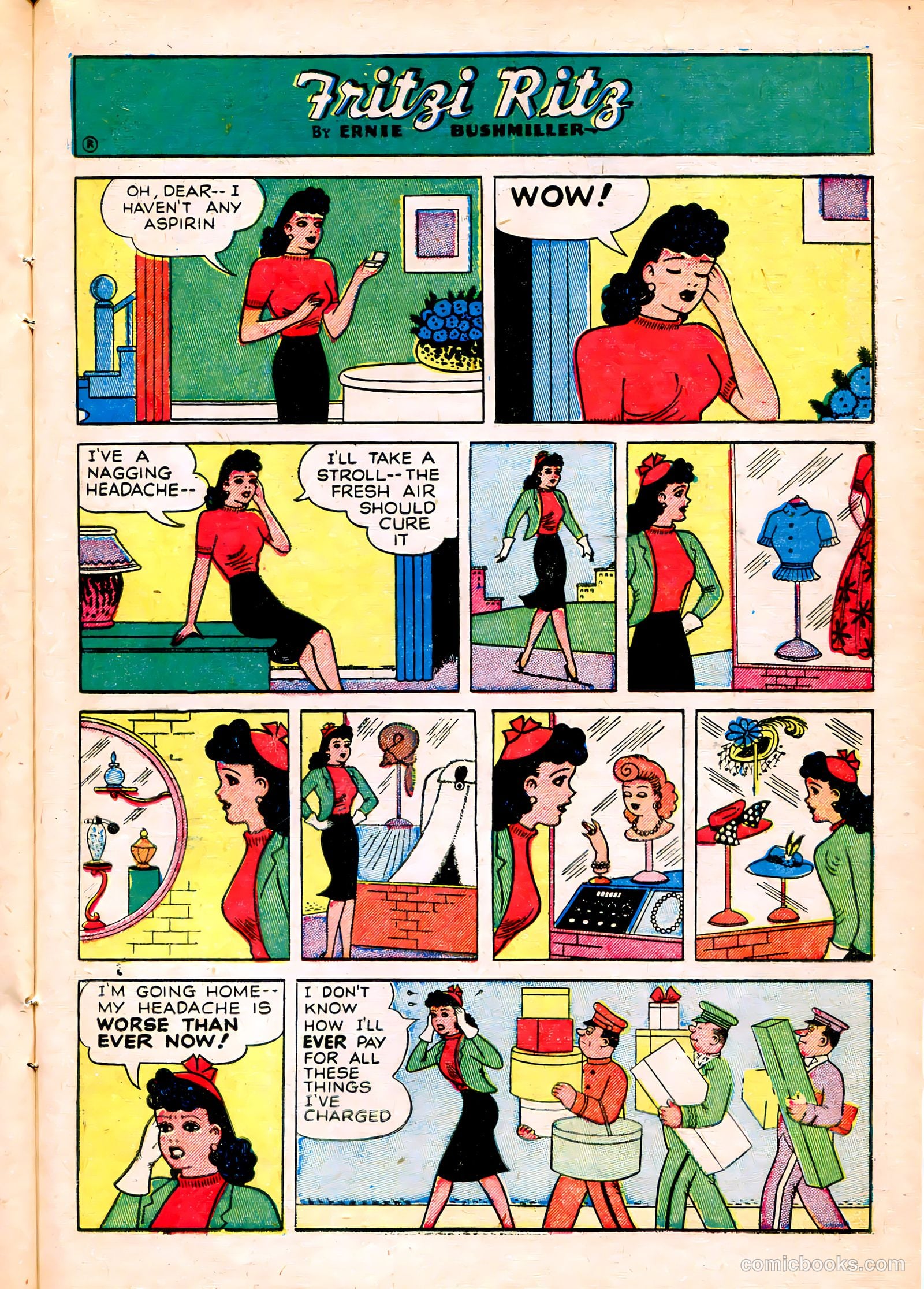 Fritzi Ritz #33 (1954) — page 15 of 28