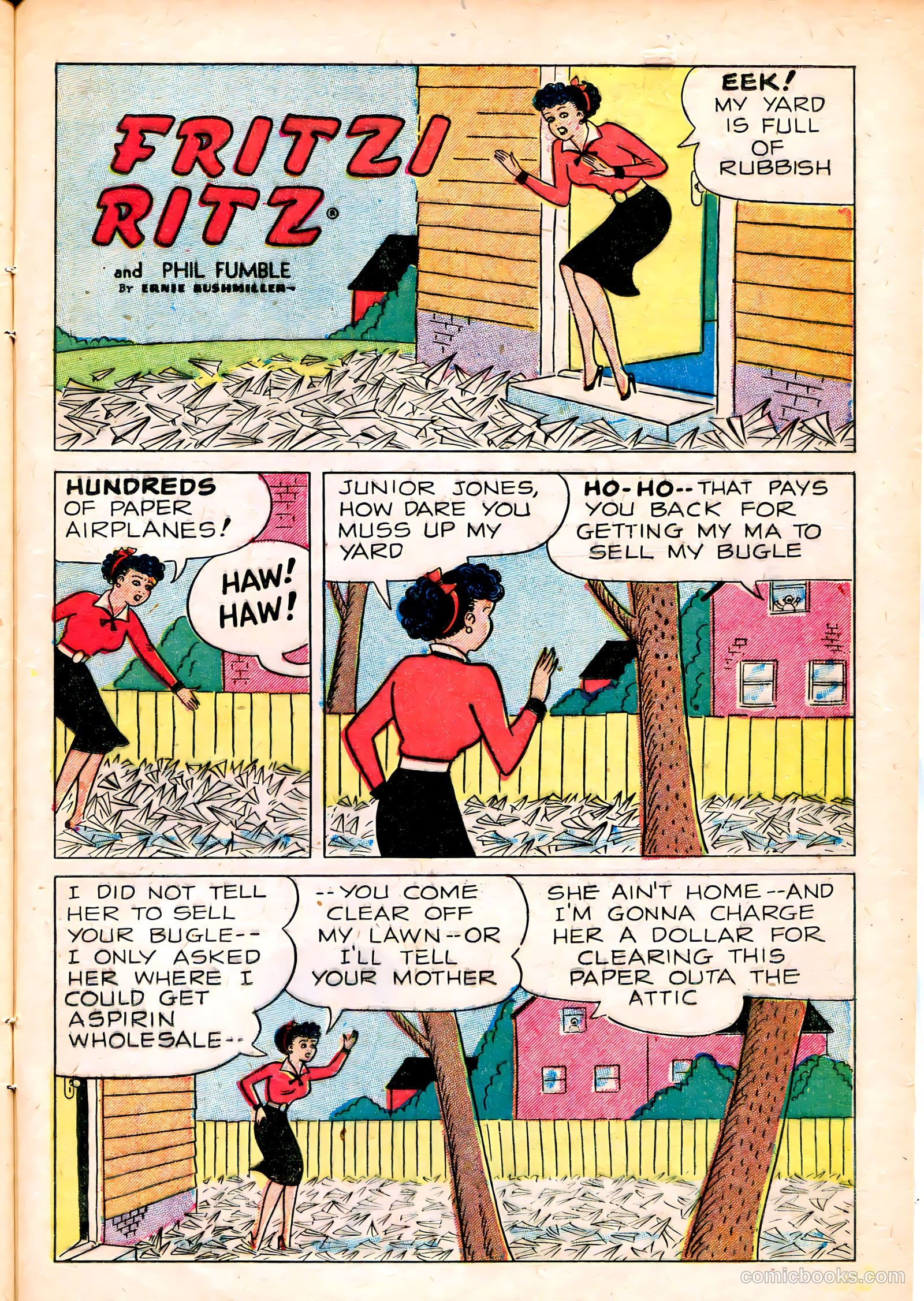 Fritzi Ritz #33 (1954) — page 17 of 28