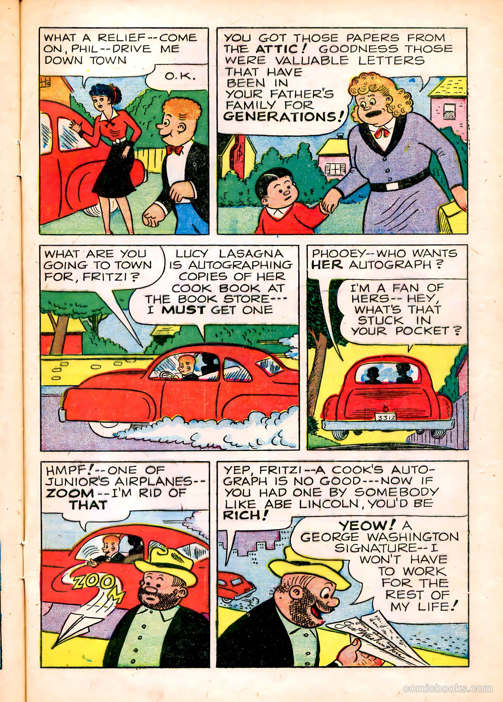 Fritzi Ritz #33 (1954) — page 21 of 28