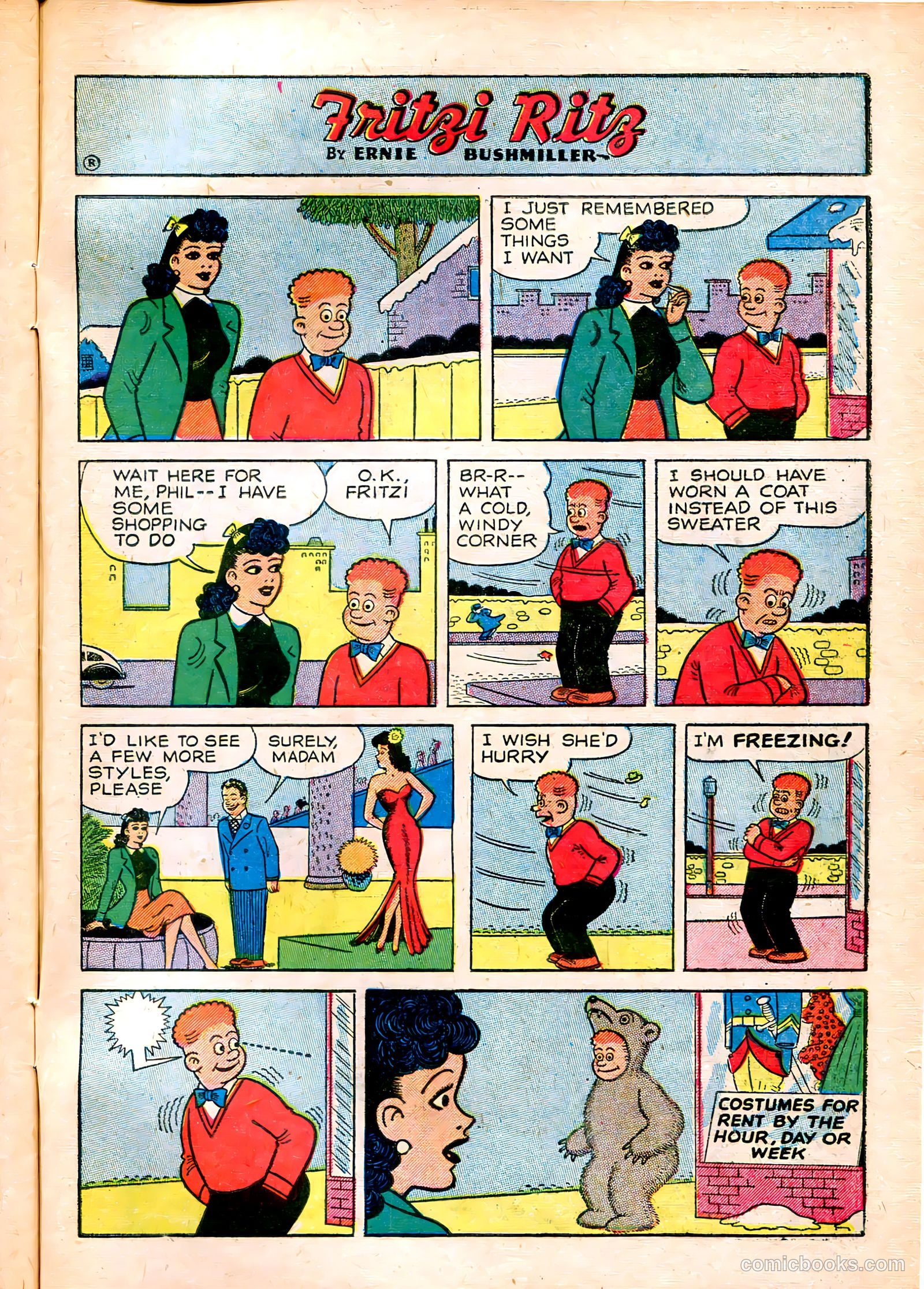 Fritzi Ritz #33 (1954) — page 23 of 28