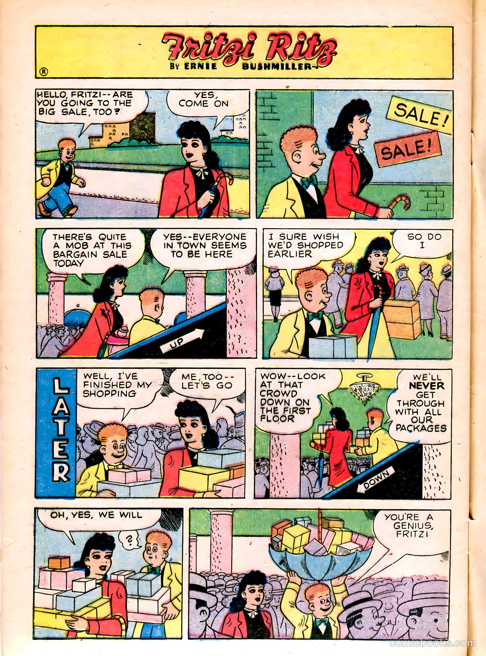 Fritzi Ritz #33 (1954) — page 24 of 28