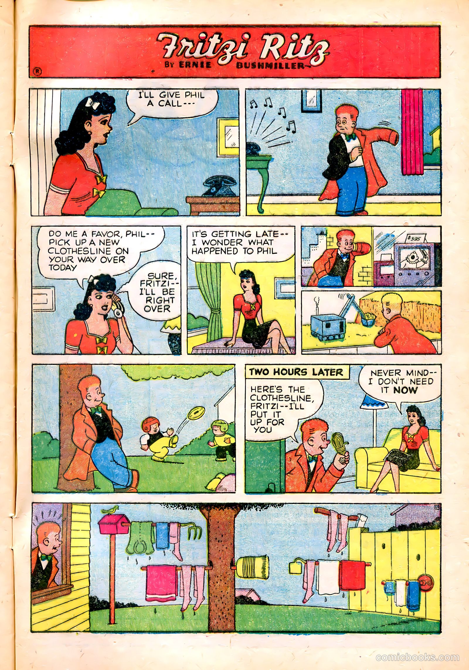 Fritzi Ritz #33 (1954) — page 25 of 28