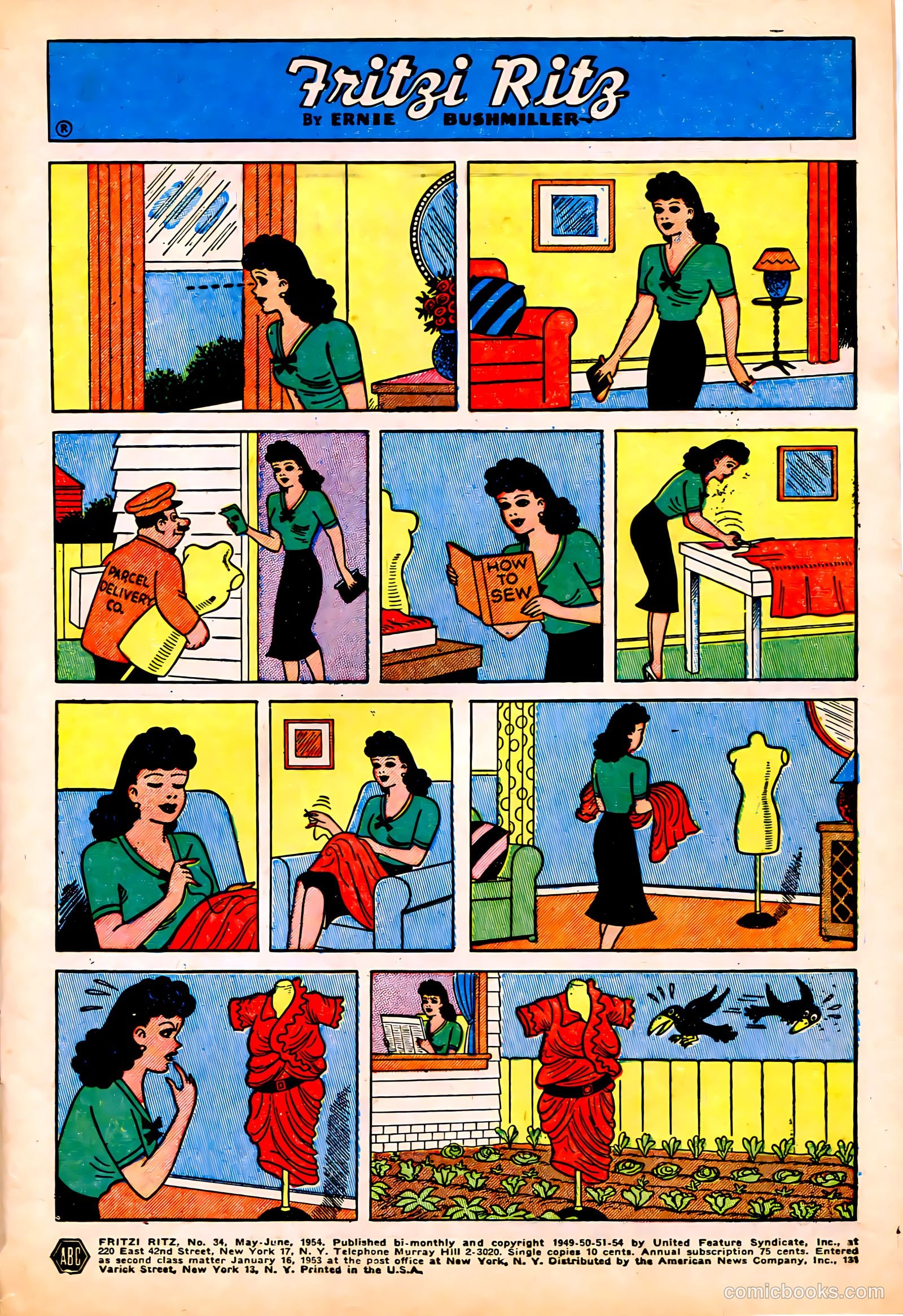 Fritzi Ritz #34 (1954) — page 3 of 29