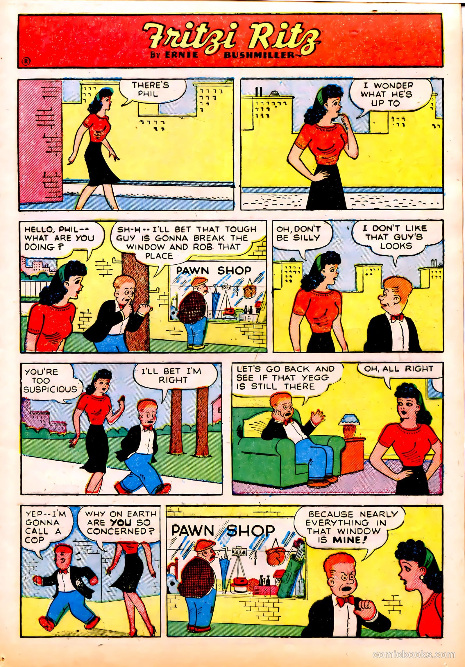Fritzi Ritz #34 (1954) — page 13 of 29
