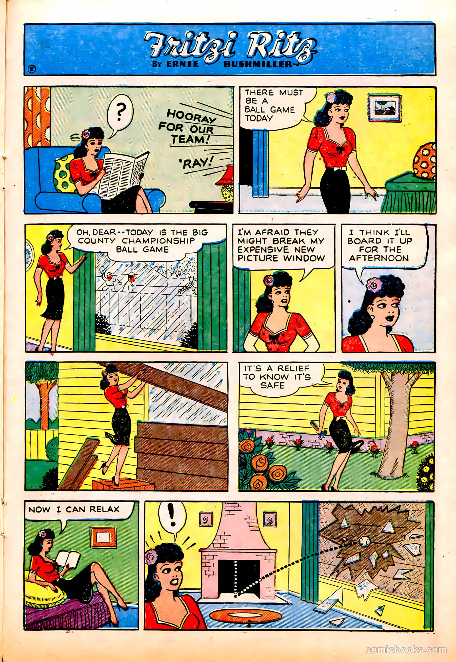 Fritzi Ritz #34 (1954) — page 16 of 29