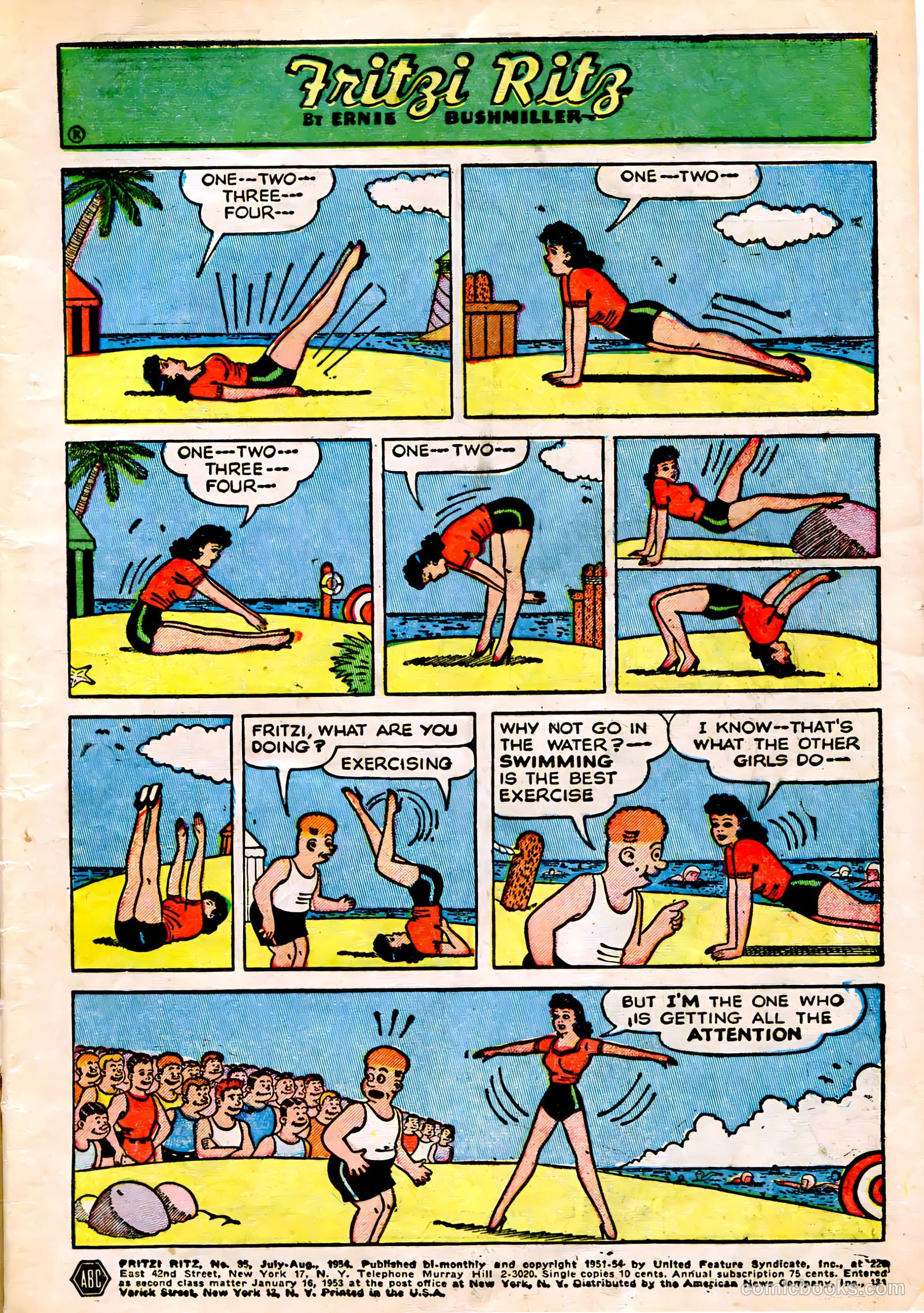 Fritzi Ritz #35 (1954) — page 3 of 29