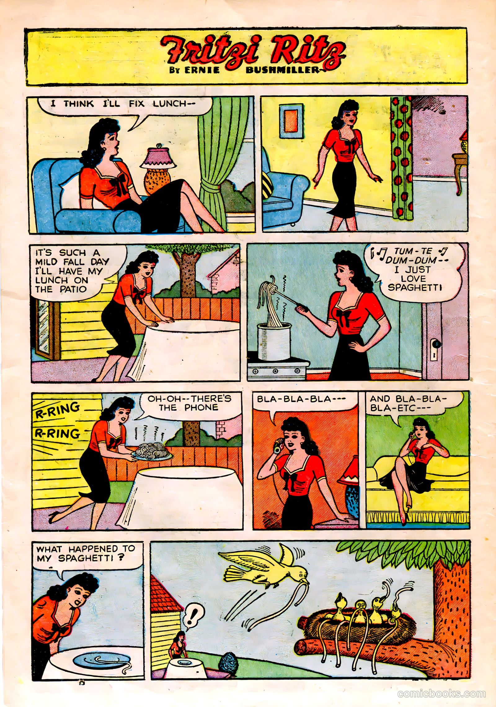 Fritzi Ritz #35 (1954) — page 6 of 29
