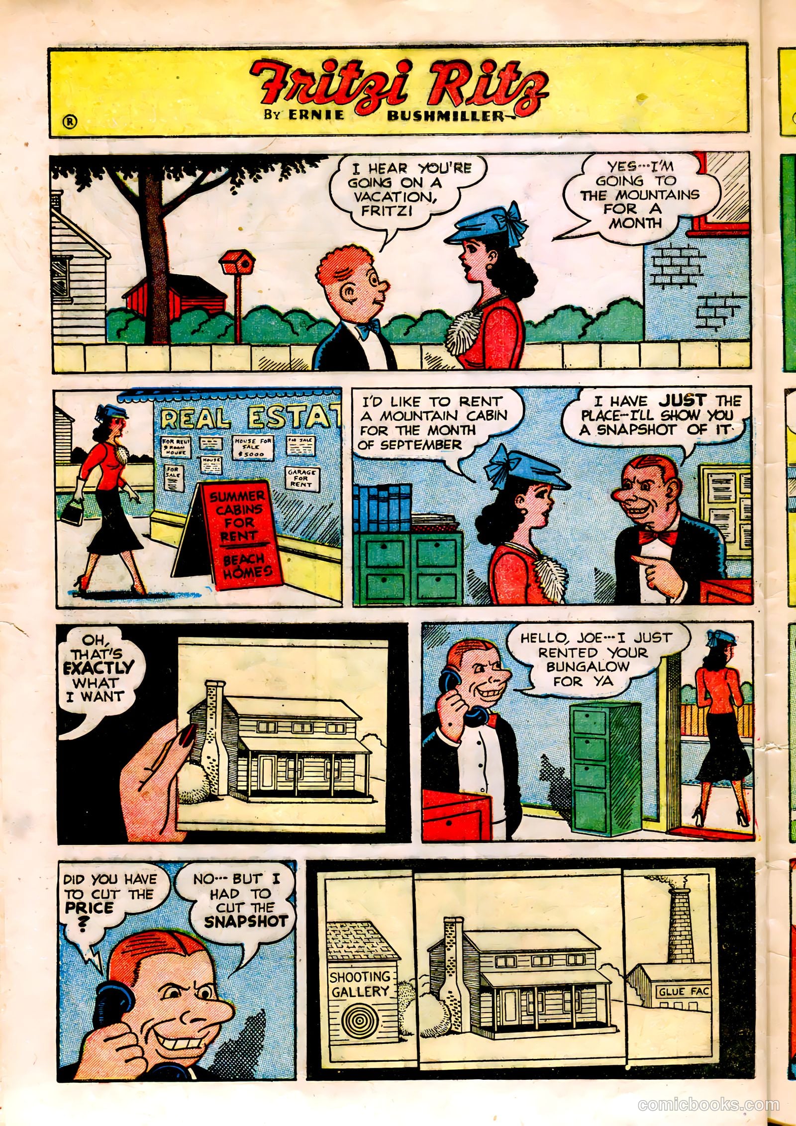 Fritzi Ritz #35 (1954) — page 21 of 29