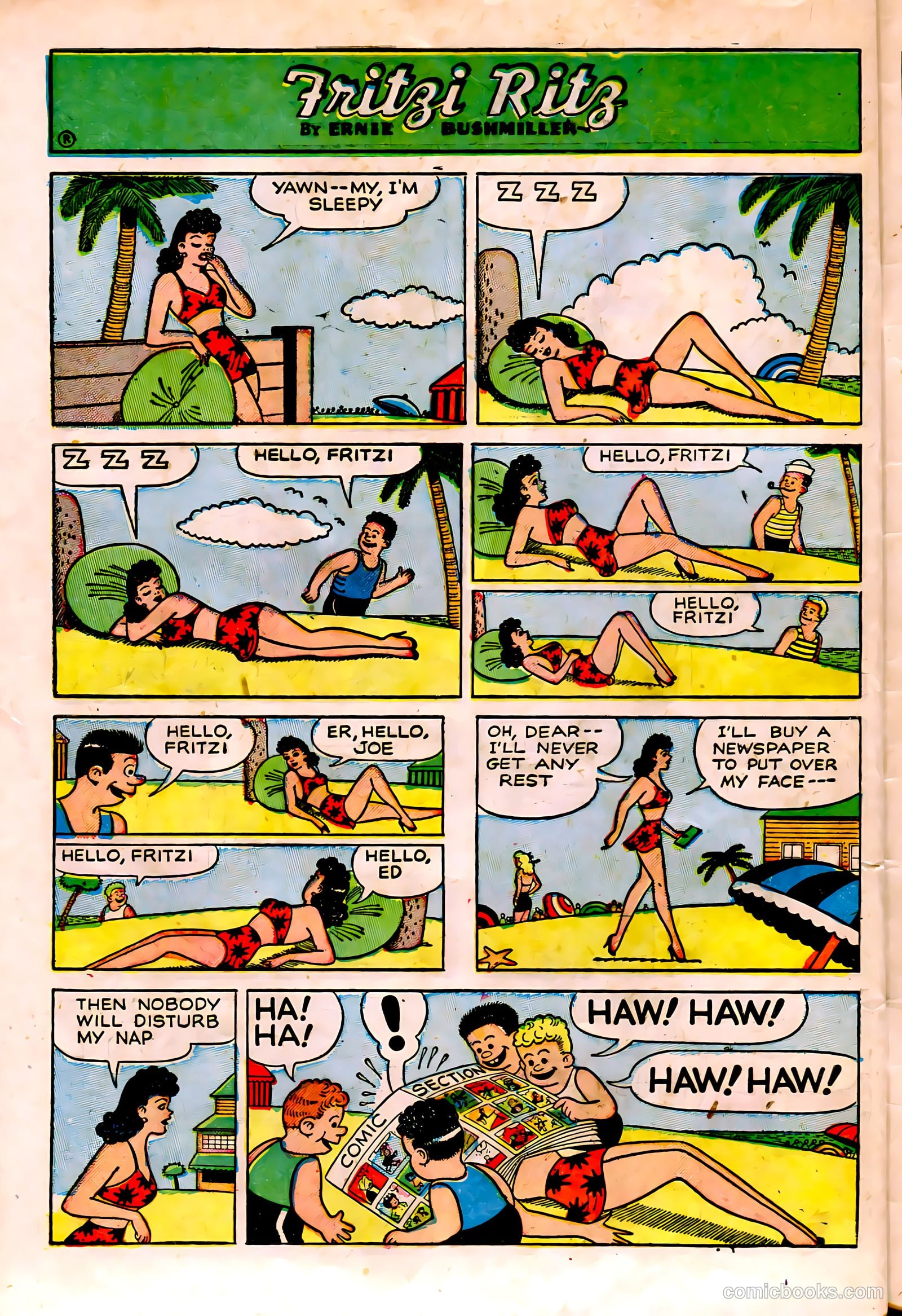 Fritzi Ritz #35 (1954) — page 23 of 29