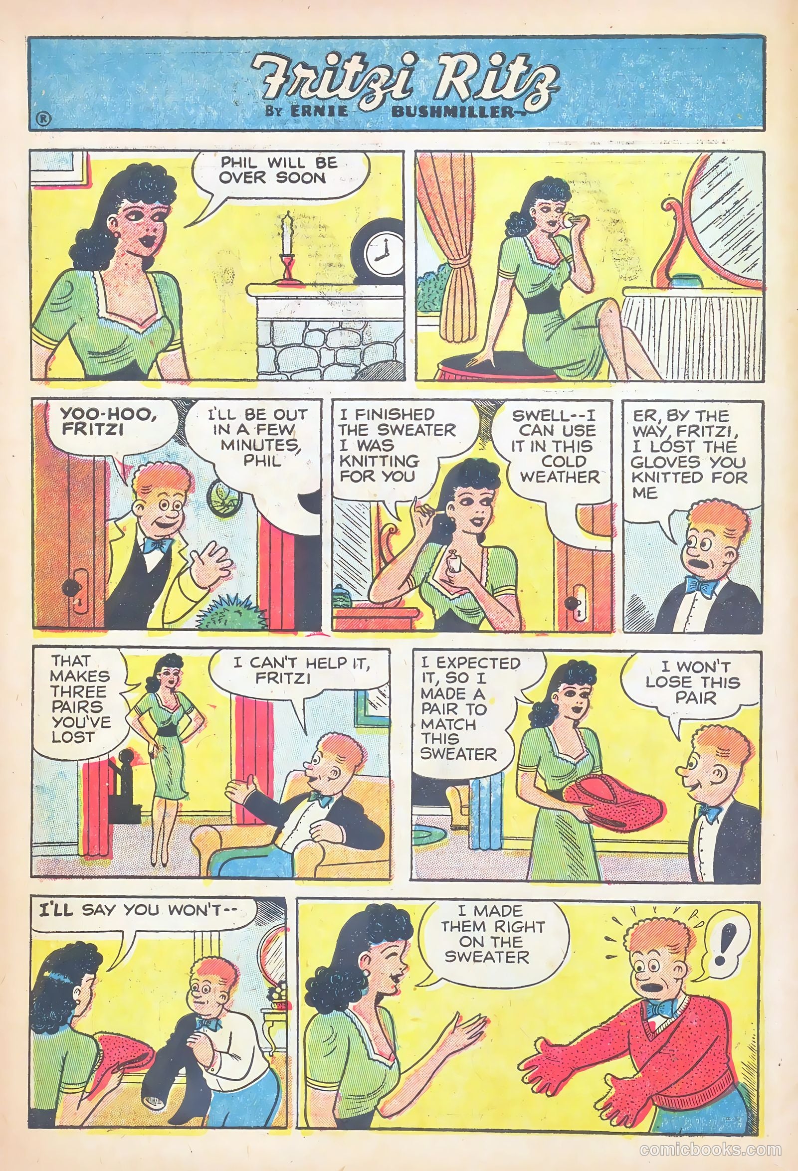 Fritzi Ritz #37 (1955) — page 6 of 32
