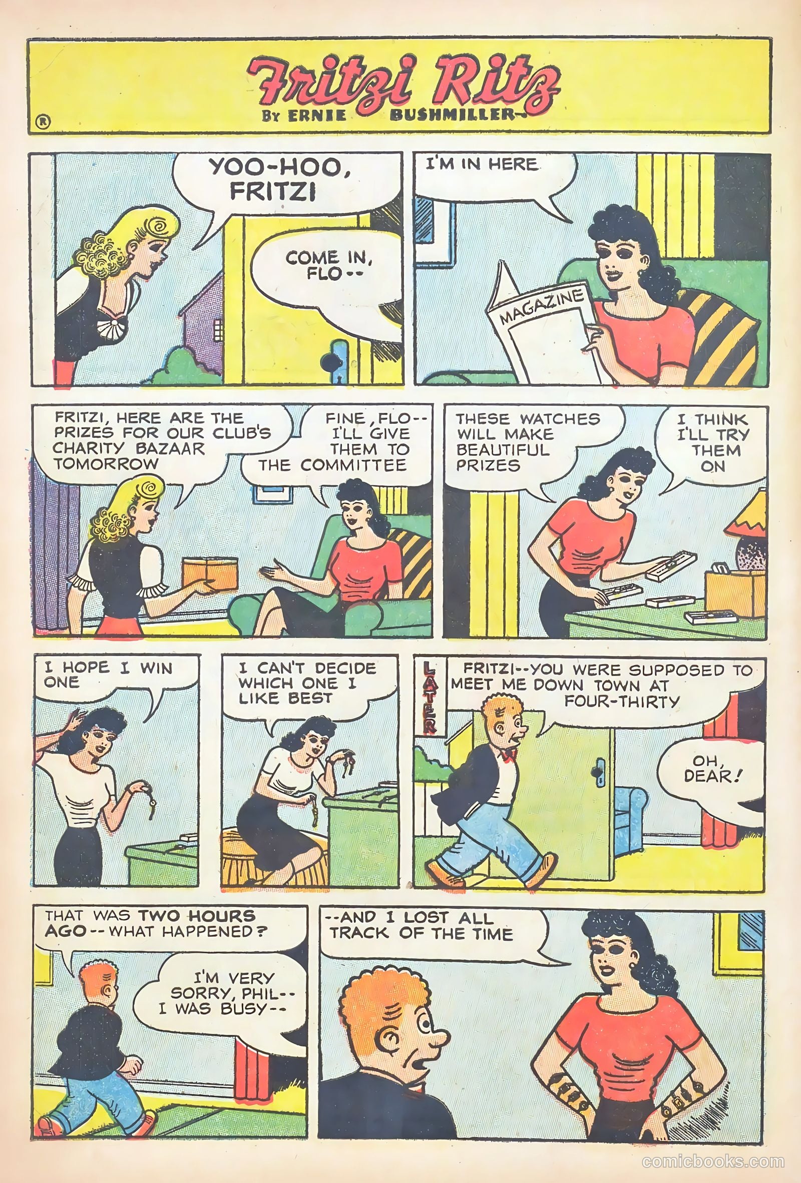 Fritzi Ritz #37 (1955) — page 8 of 32