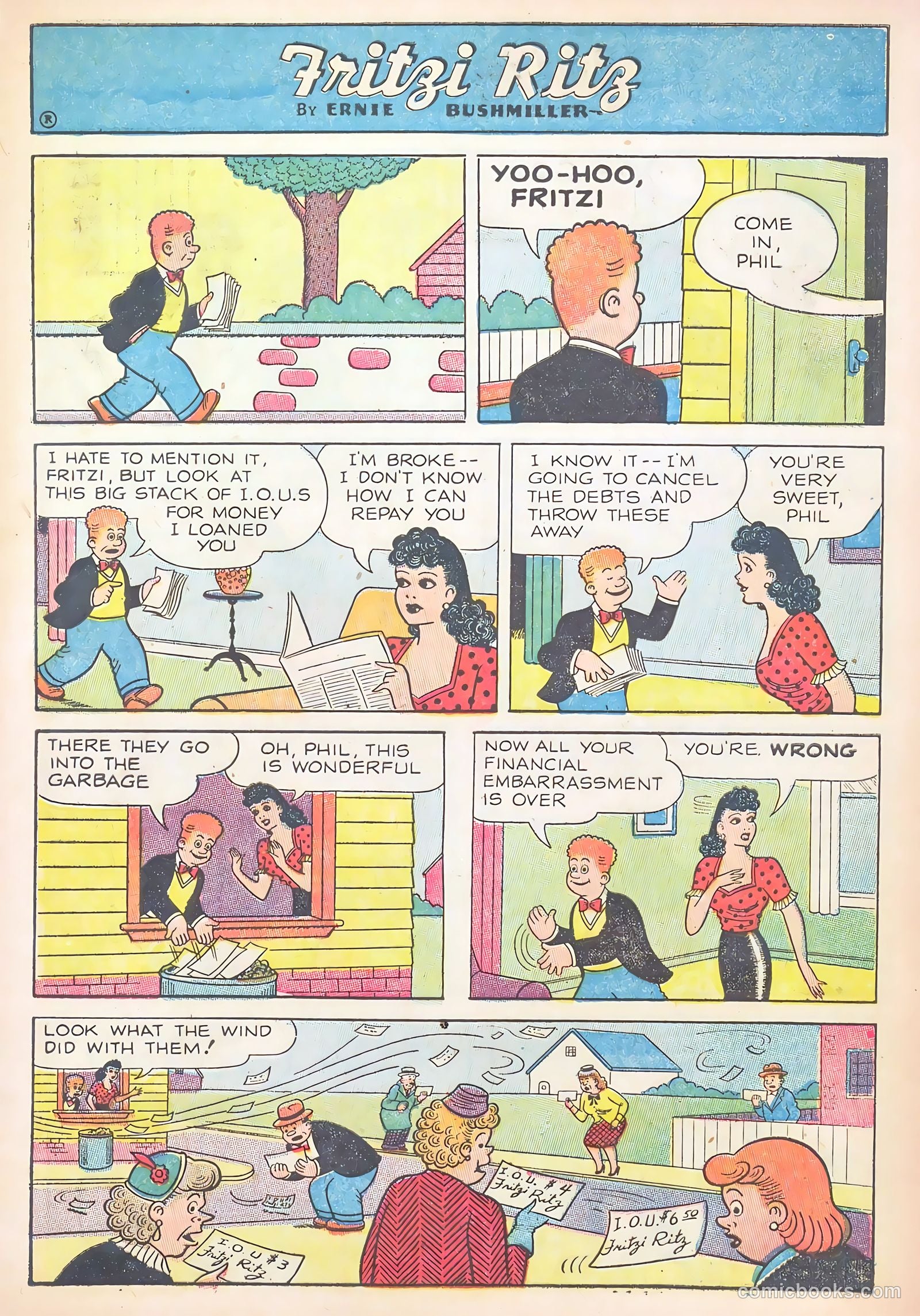 Fritzi Ritz #37 (1955) — page 9 of 32