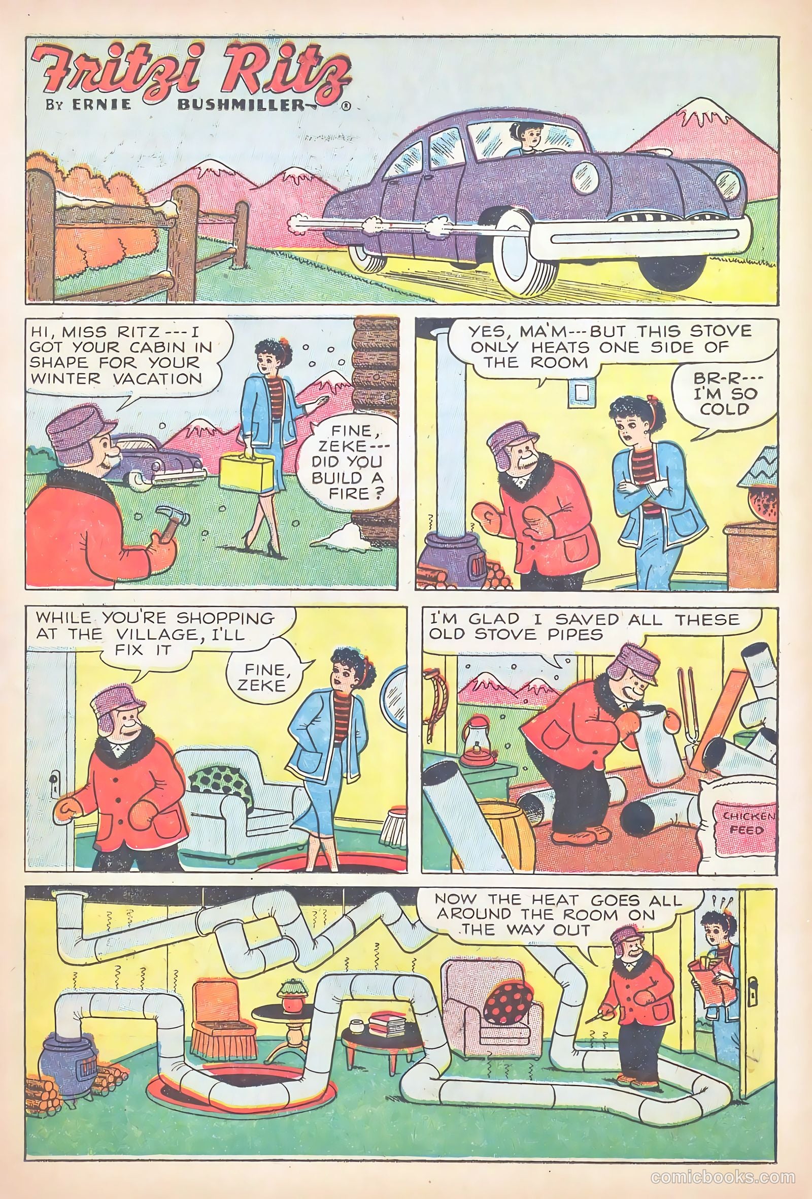 Fritzi Ritz #37 (1955) — page 12 of 32