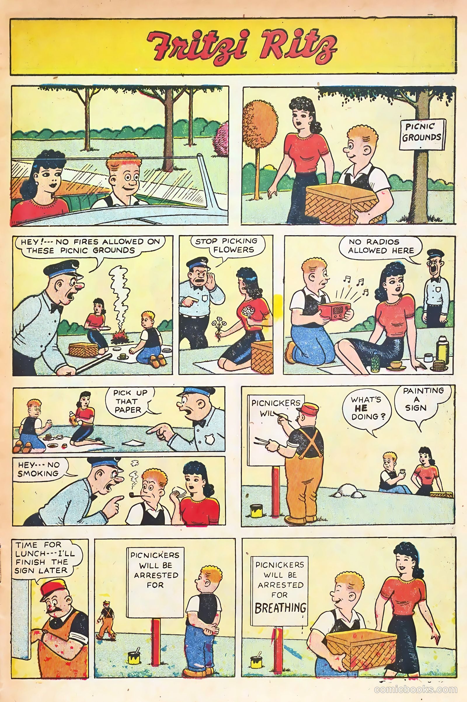 Fritzi Ritz #39 (1956) — page 5 of 33