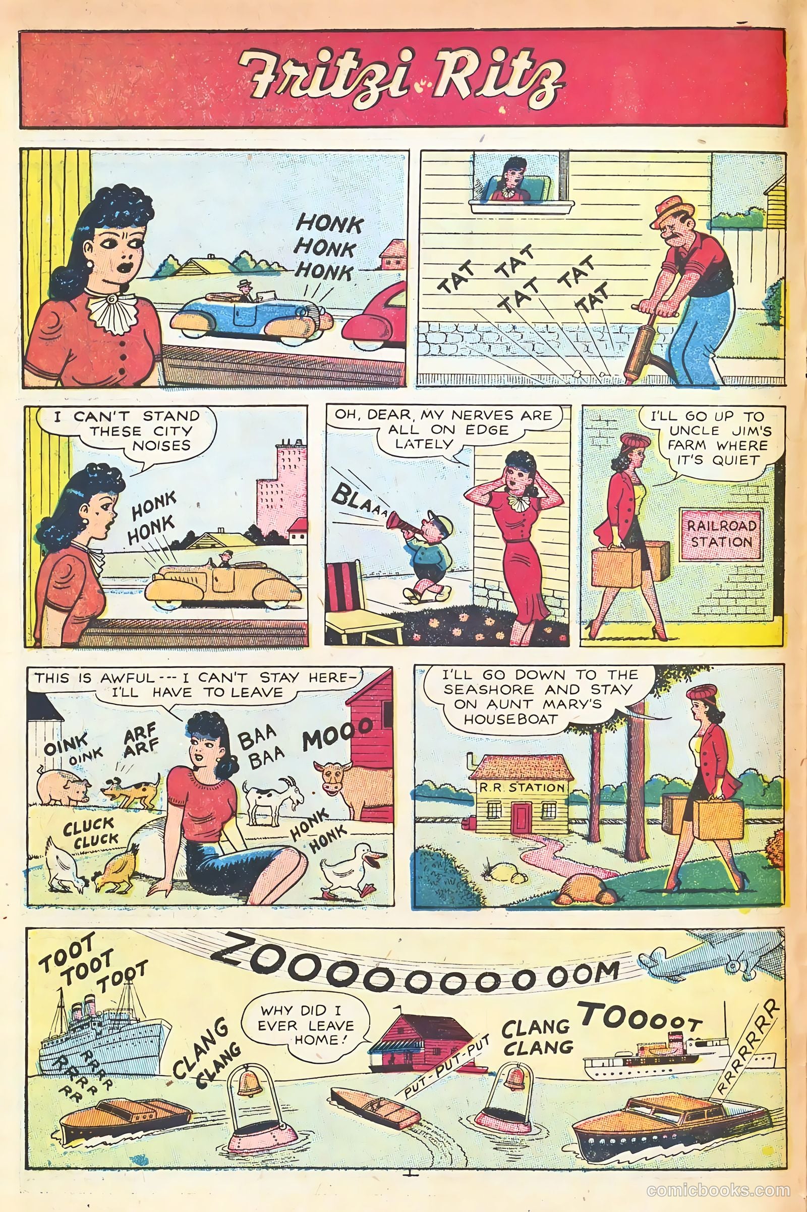 Fritzi Ritz #39 (1956) — page 6 of 33