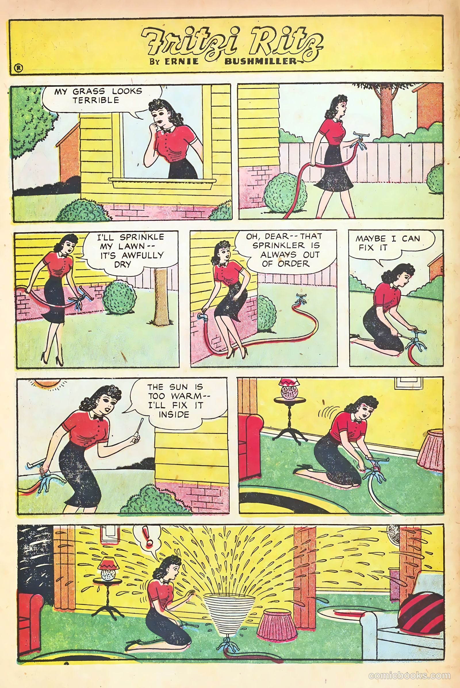 Fritzi Ritz #39 (1956) — page 8 of 33