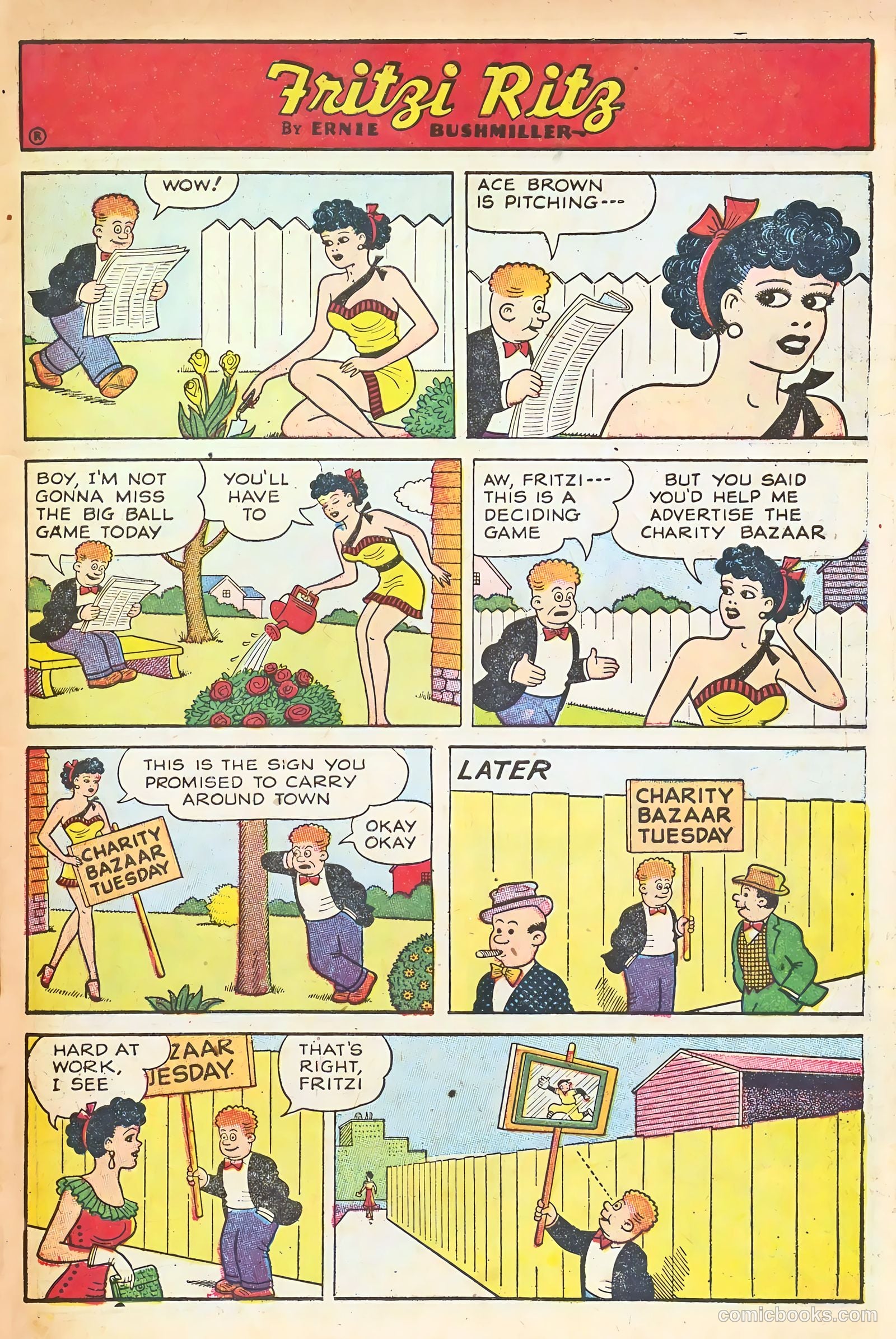 Fritzi Ritz #39 (1956) — page 9 of 33