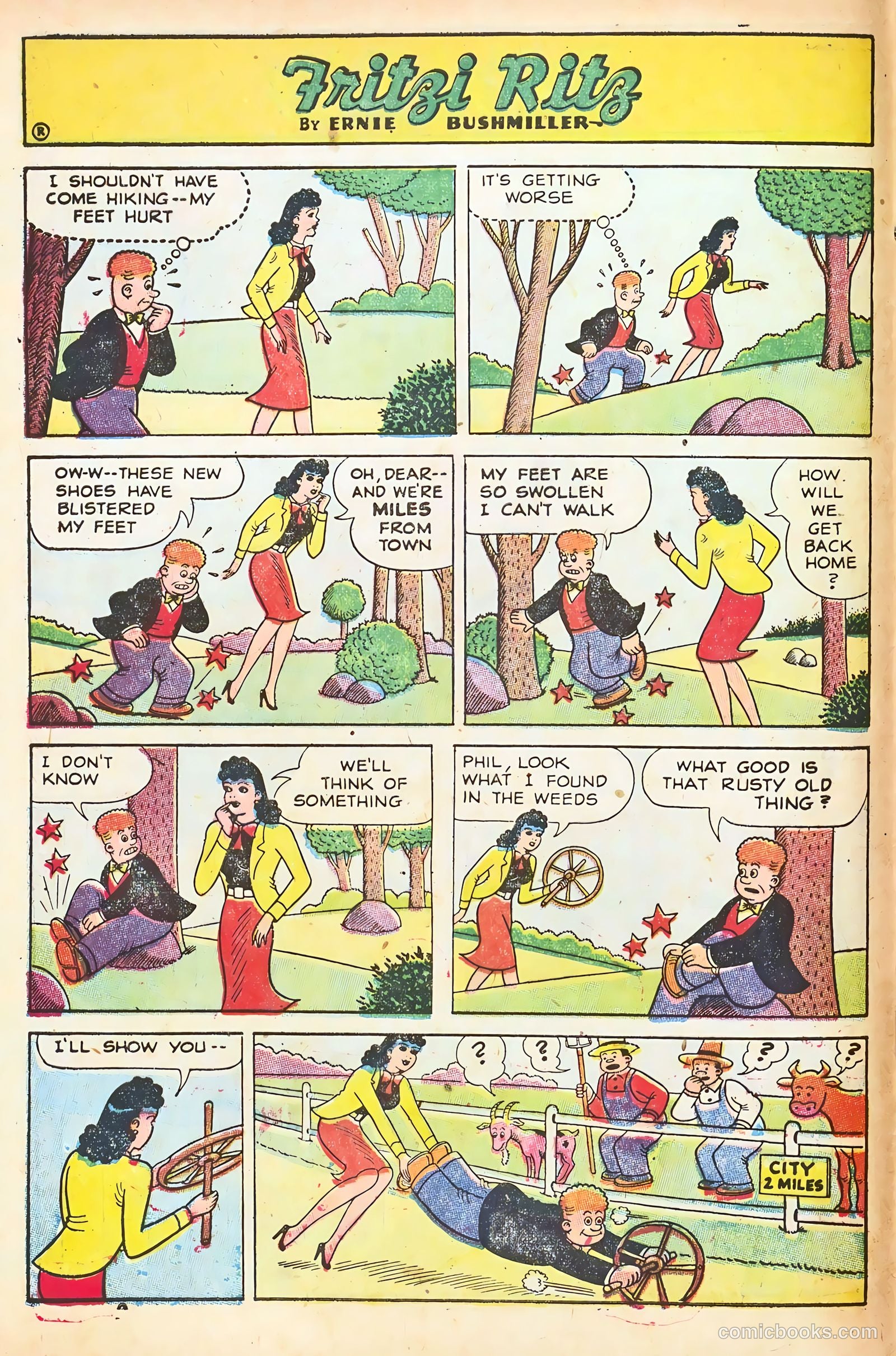 Fritzi Ritz #39 (1956) — page 10 of 33