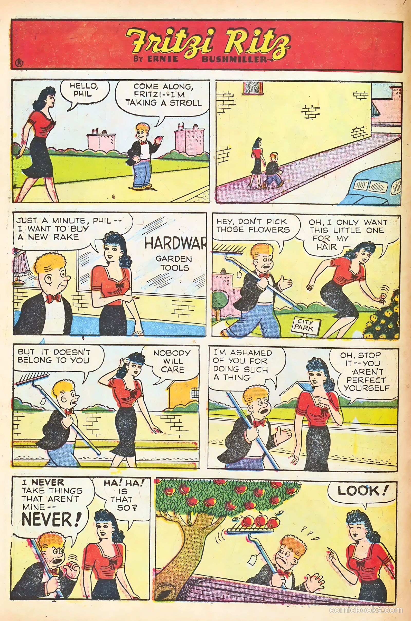 Fritzi Ritz #39 (1956) — page 12 of 33